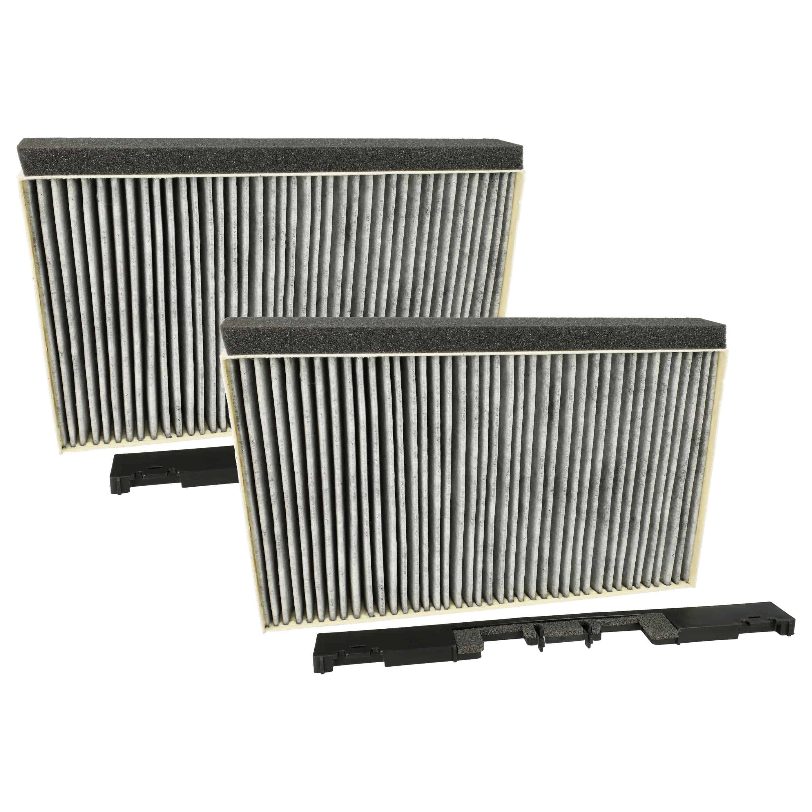 2x Filtres à charbon actif remplace Bosch 744073 pour hotte Bosch