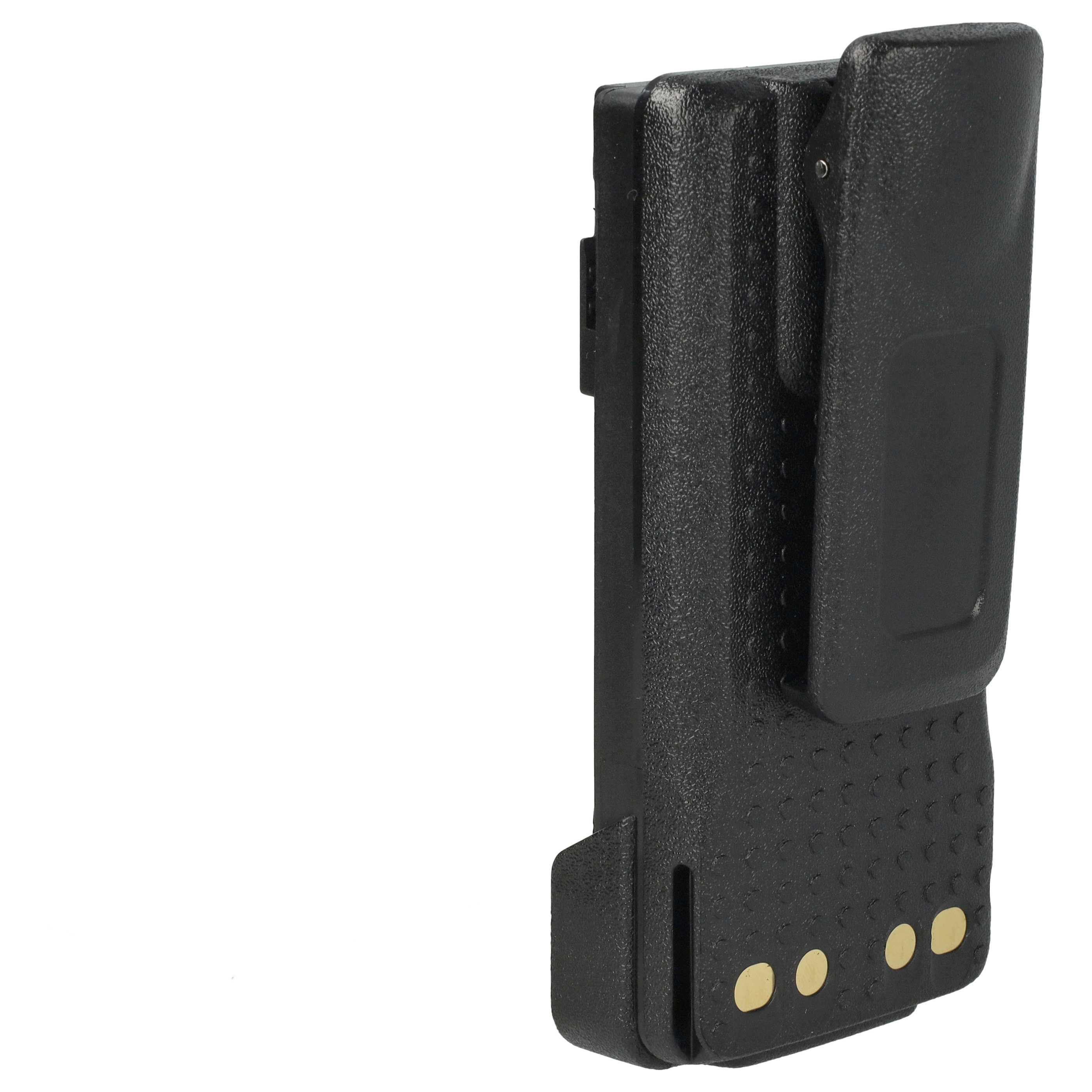 Radio 10x Battery replaces Motorola PMNN4406BR, PMNN4406, PMNN4409 - 2200 mAh 7.4 V Li-Ion + Belt Clip