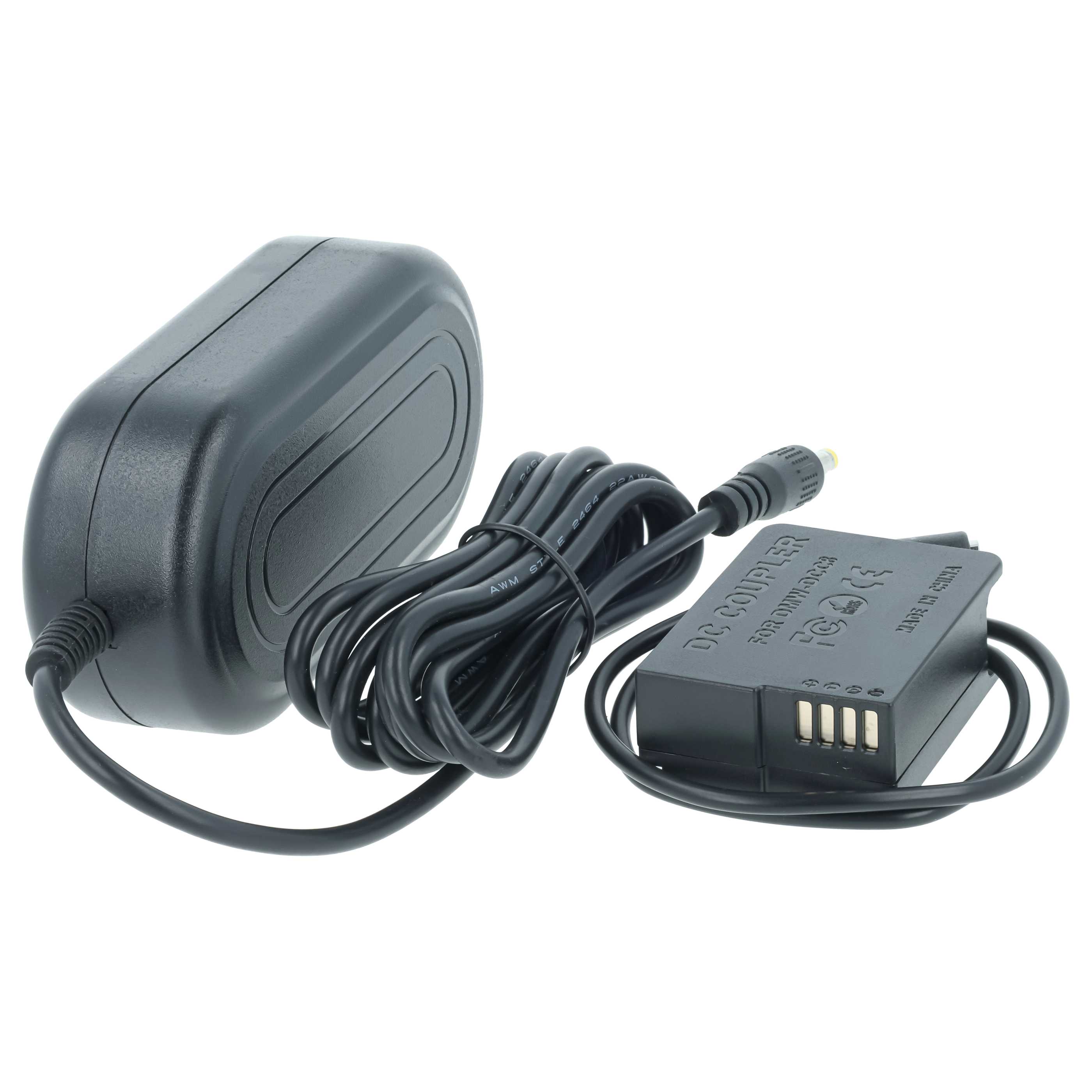 Bloc secteur remplace Panasonic DMW-DCC8, DMW-AC8EG, DMW-AC8 pour caméra Leica + coupleur DC comme Panasonic