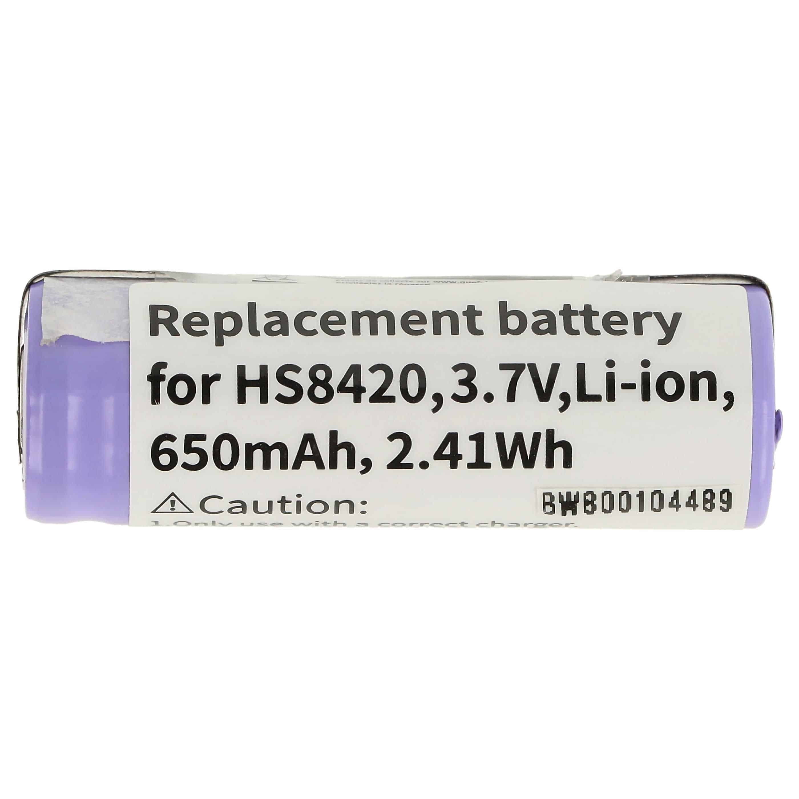Electronic Razor Battery Electric Razor Battery replaces Philips US14430VR, KR112RRL - 650 mAh 3 ...