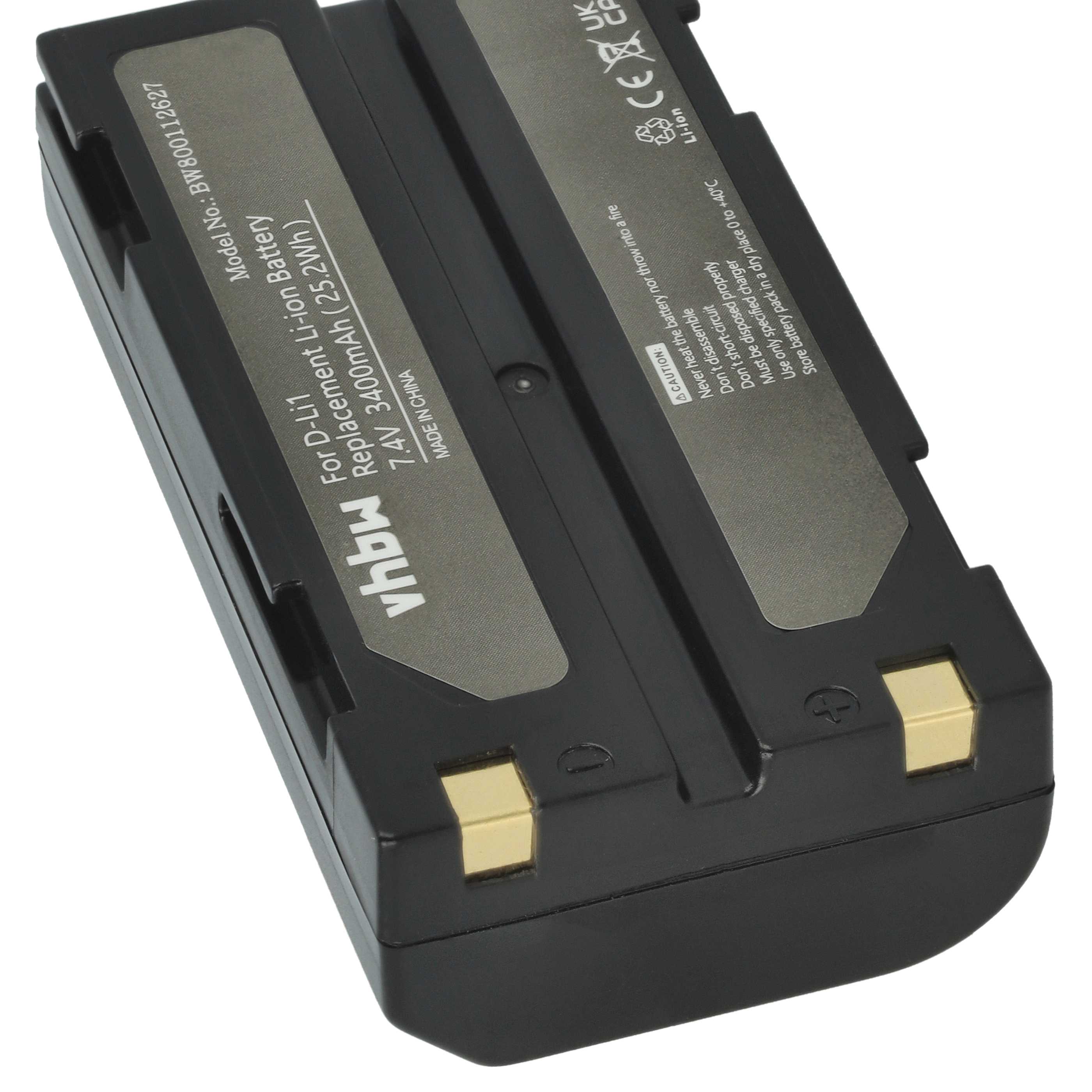 2x Battery replaces CHC 1906110059 - 3400mAh, 7.4V, Li-Ion