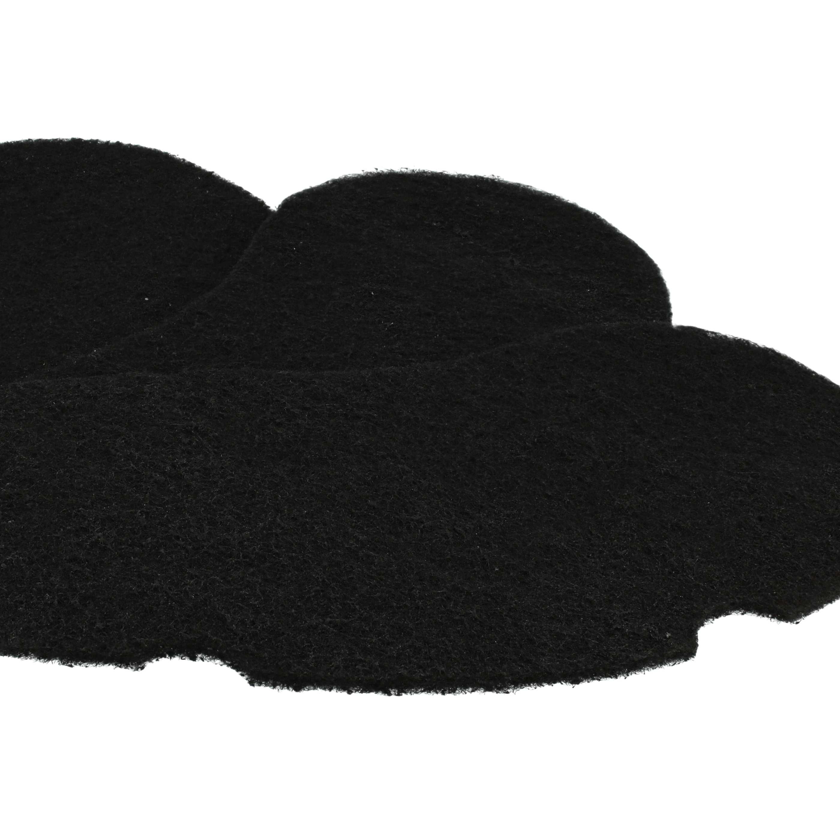 3x Activated Carbon Filter replaces SEB XA500025 for Tefal Deep Fat Fryer etc. - 18.6 x 8.8 x 0.3 cm