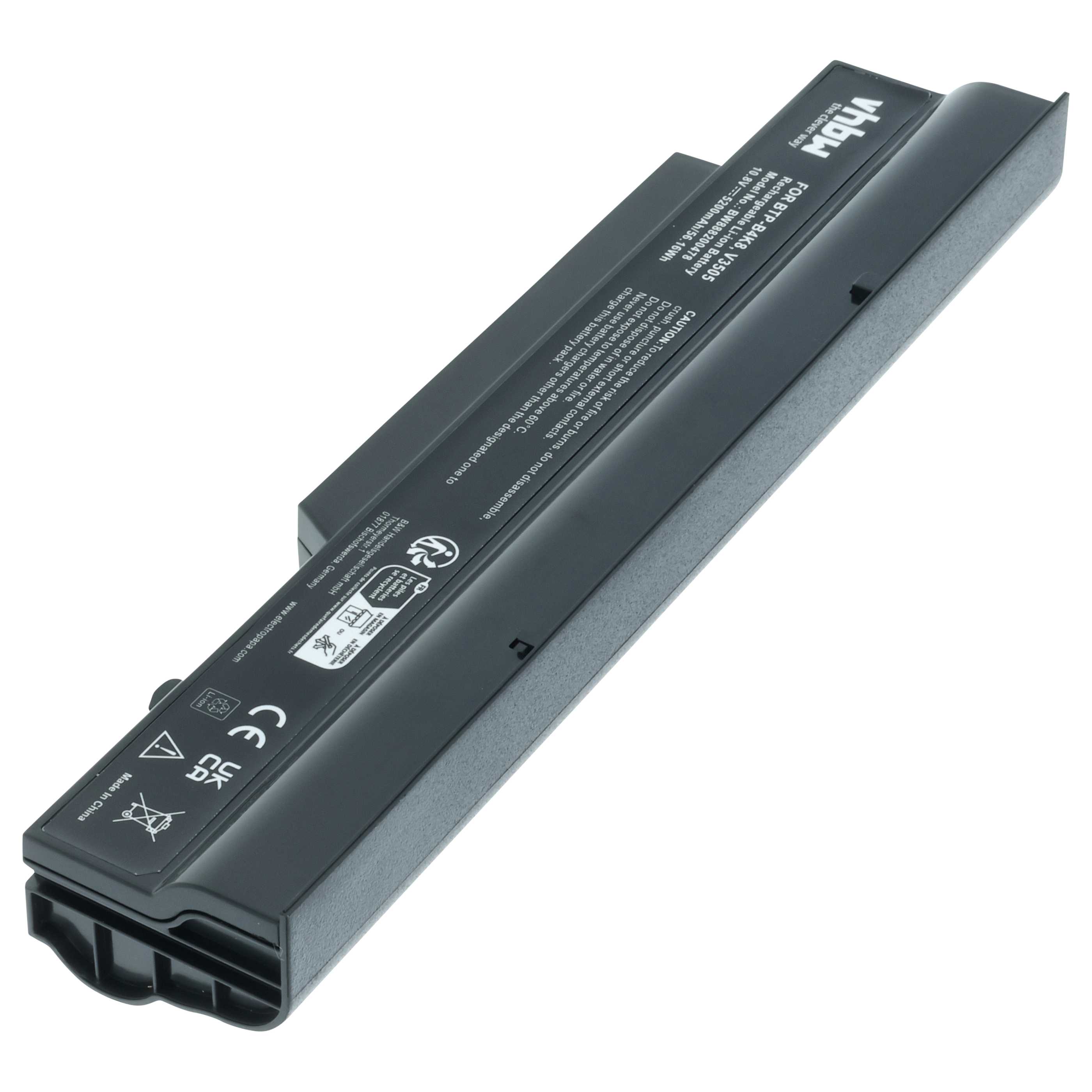 Akumulator do laptopa zamiennik Fujitsu 3UR18650-2-T0169, 0.4U50T.011 - 5200 mAh 10,8 V LiPo, czarny