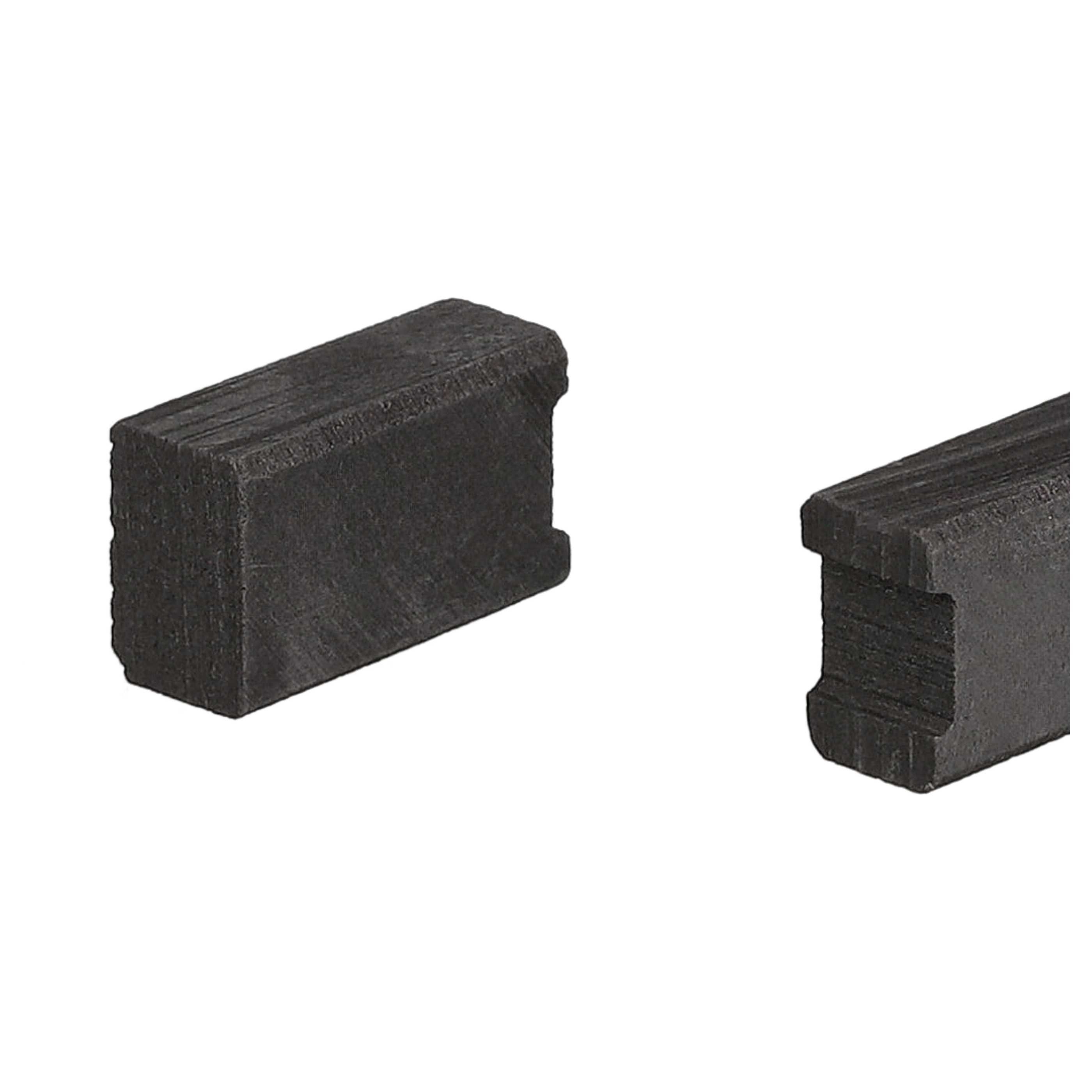4x Carbon Brush Suitable for Bosch Electric Power Tool - 4 x 6 x 10 + 4 x 6 x 9.15 mm