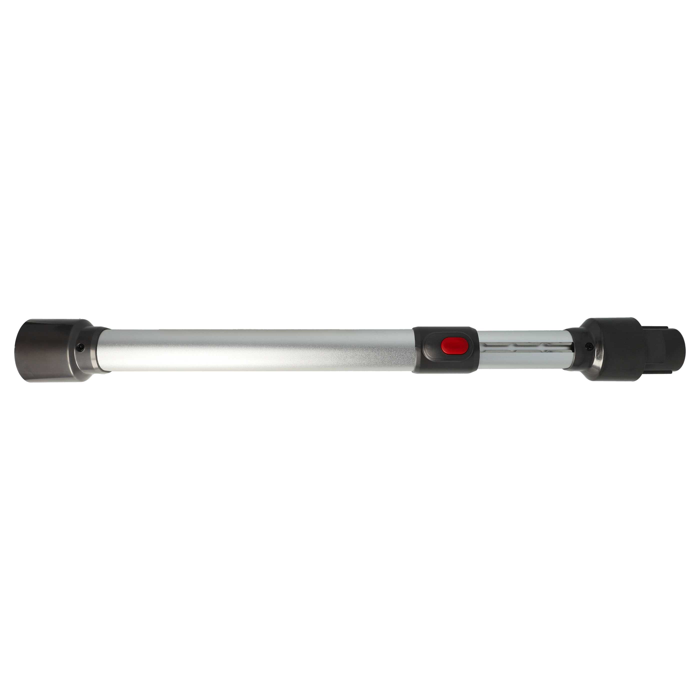 2x Tube suitable for Dyson V10, V11, V15, V7, V8 Vacuum Cleaner - 44.5cm - 66.5cm, silver