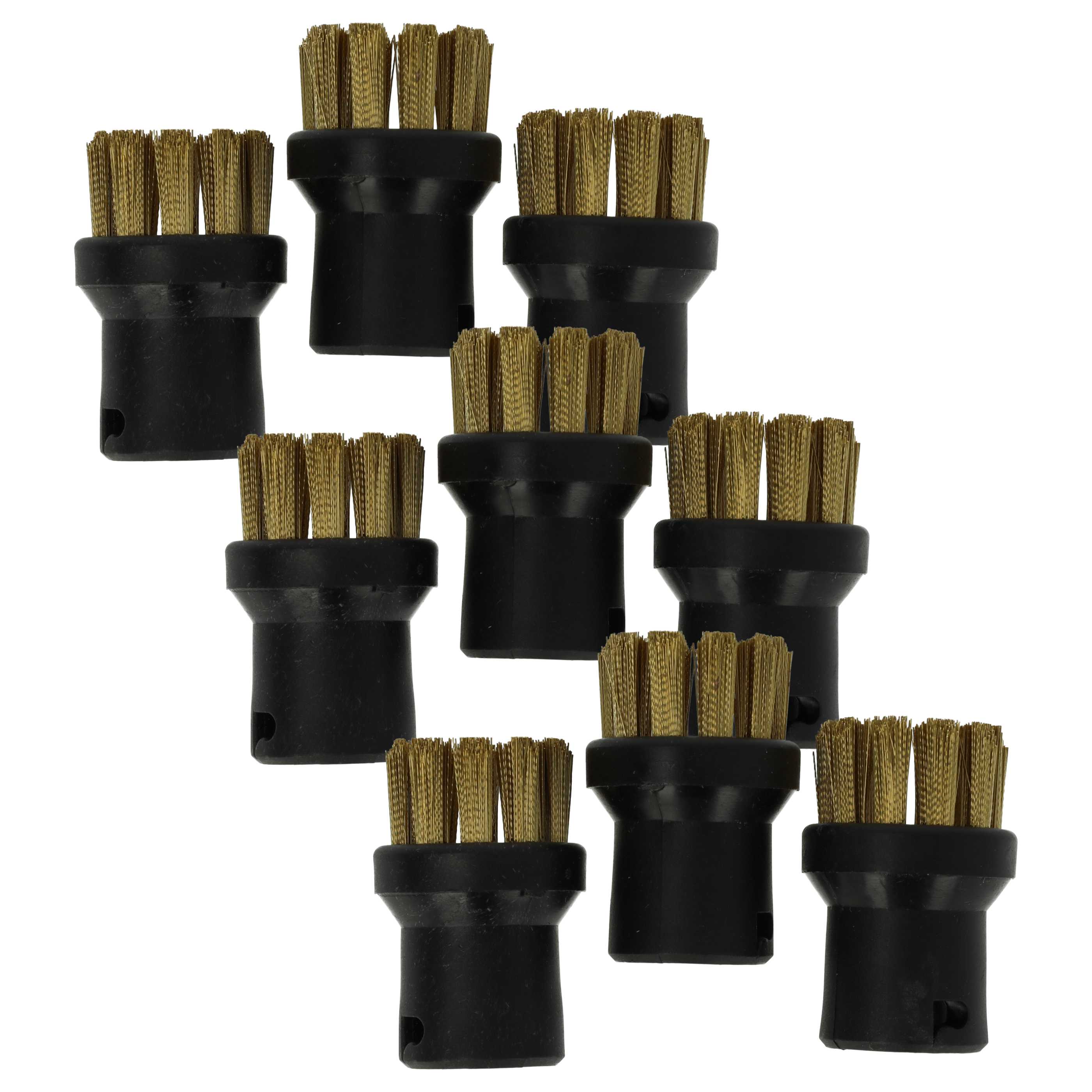 9x Spazzola rotonda sostituisce Kärcher 2.863-075.0, 2.863-061.0 per Kärcher pulitore a vapore