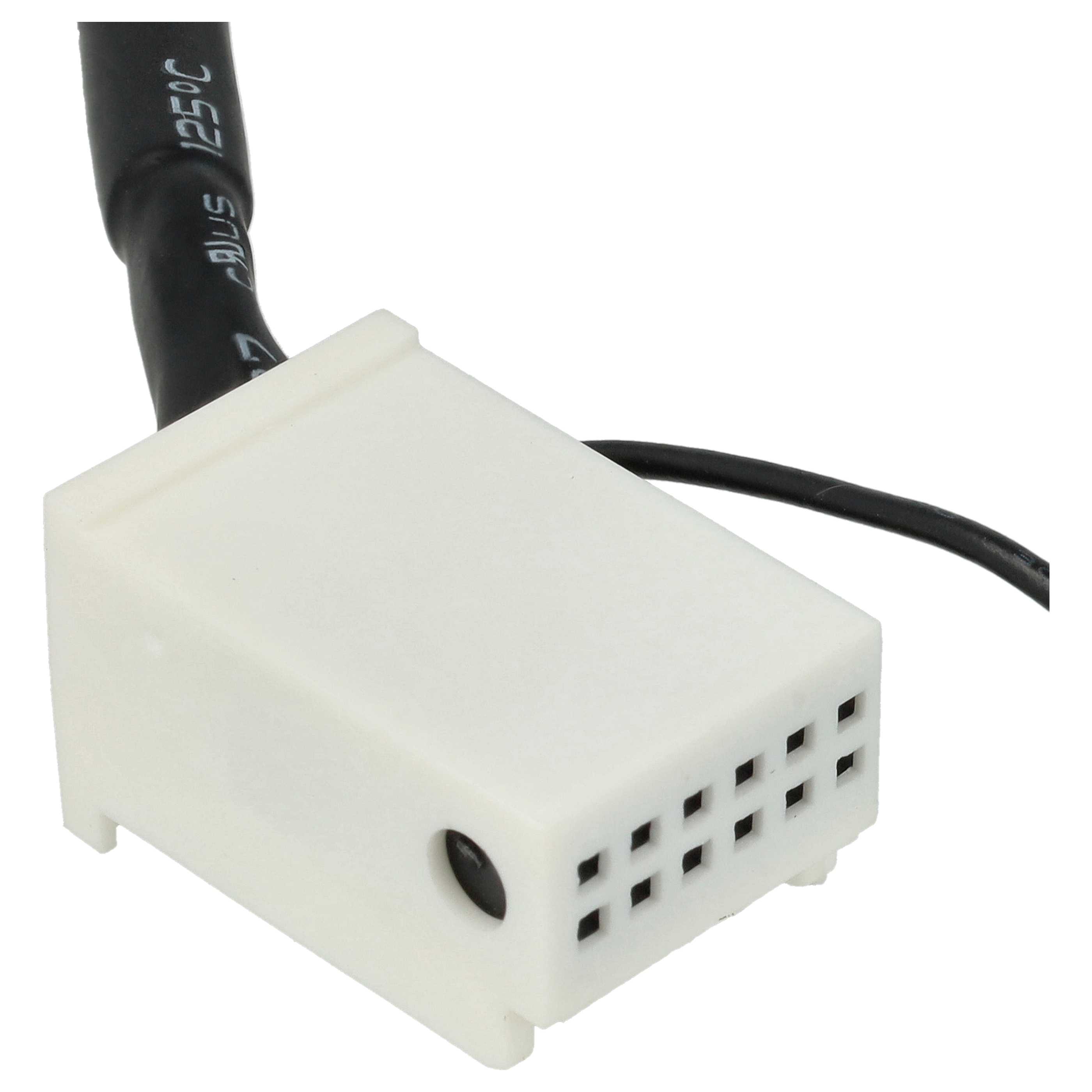 Adaptador para radio de coche Audi A3, VW Touareg, Audi TT, Seat Leon - Quad Lock de 12 polos