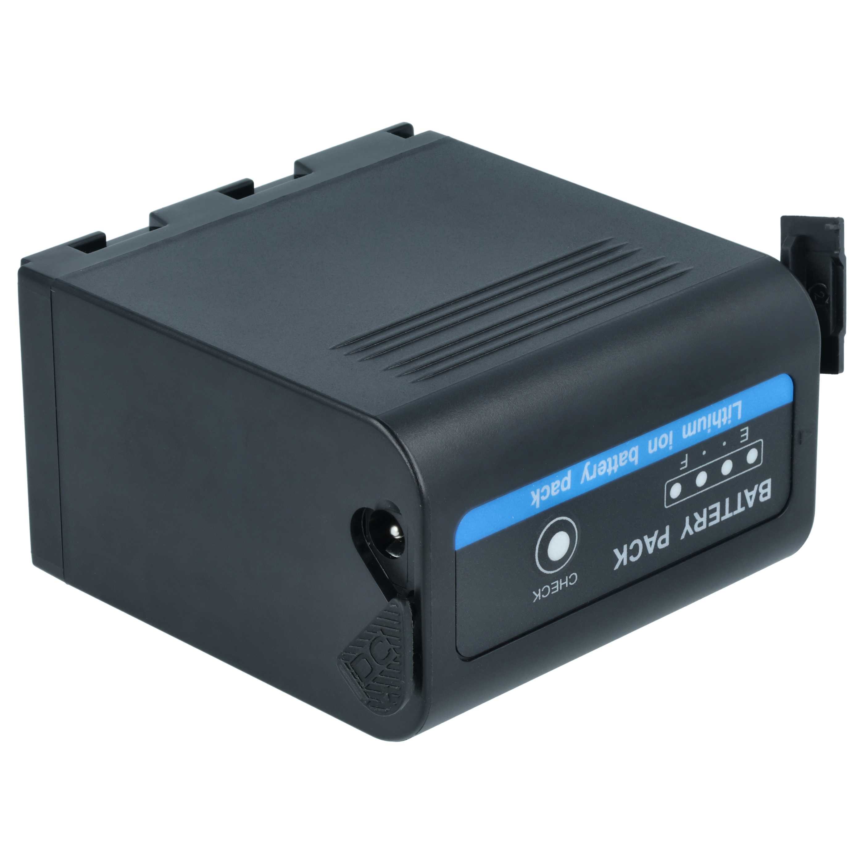 Videocamera 2x Battery replaces JVC SSL-50, SSL-70 - 7800 mAh 7.4 V Li-Ion