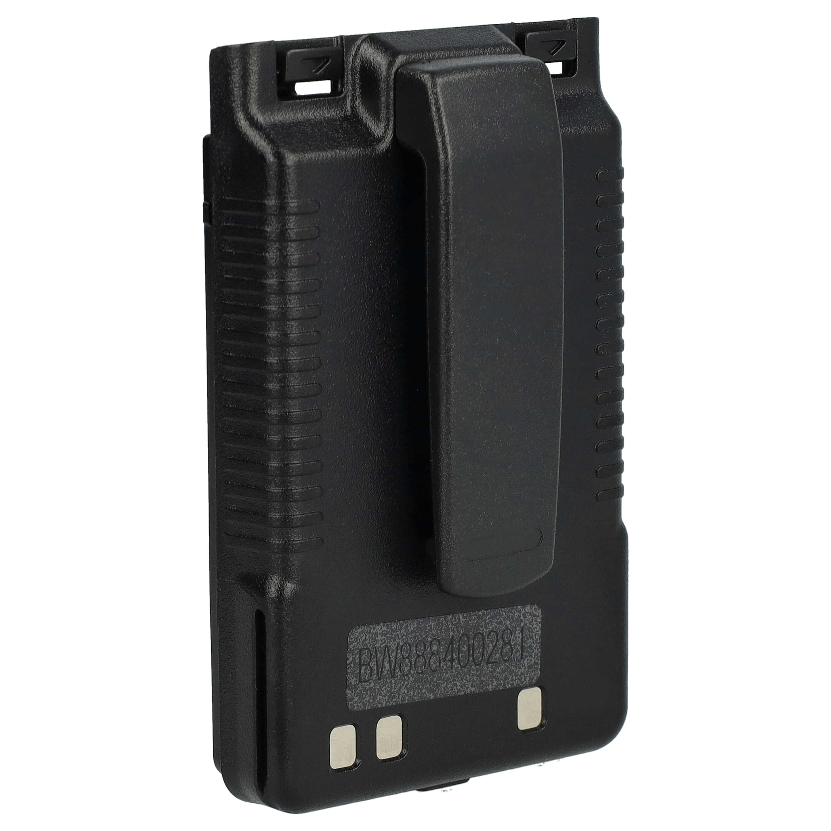 Radio Battery replaces Yaesu SBR-14, SBR-14Li - 2200 mAh 7.4 V Li-Ion + Belt Clip