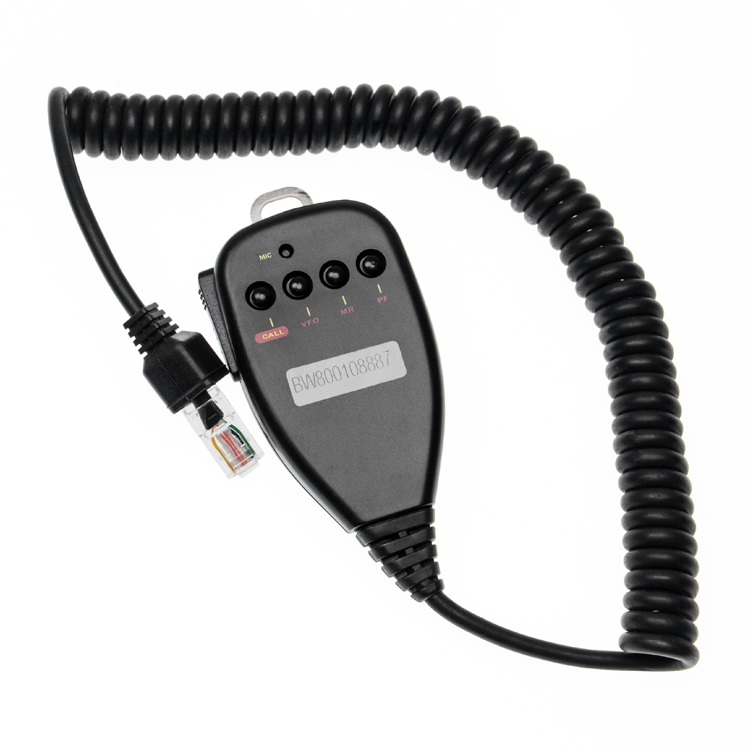 vhbw Altavoz-micrófono compatible con Kenwood TK-7100 walkie-talkie