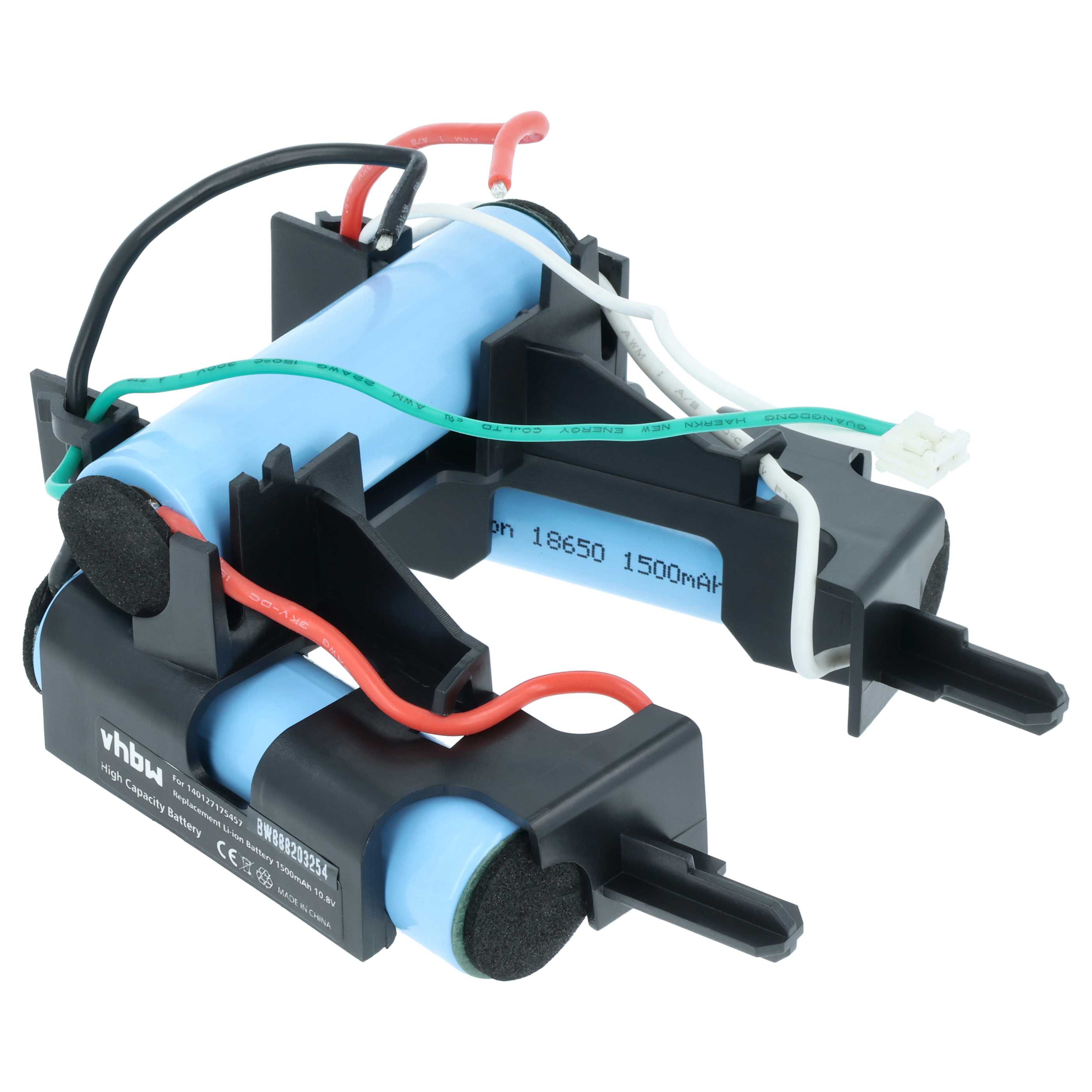 Battery replaces AEG 140127175457 for Electrolux etc. 1500mAh, 10.8V, Li-Ion