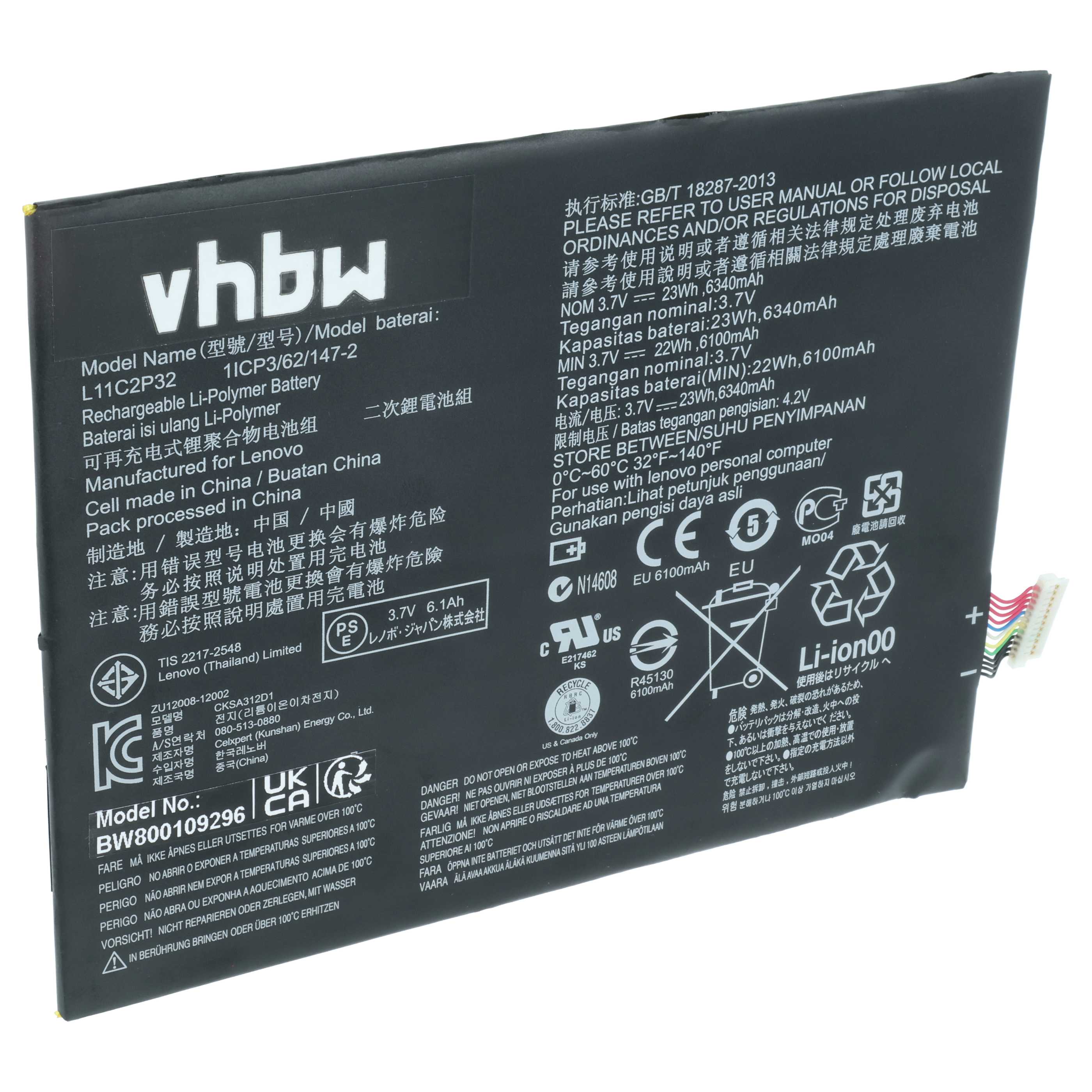 Akumulator do laptopa zamiennik Lenovo L11C2P32 - 6300 mAh 3,7 V Li-Ion
