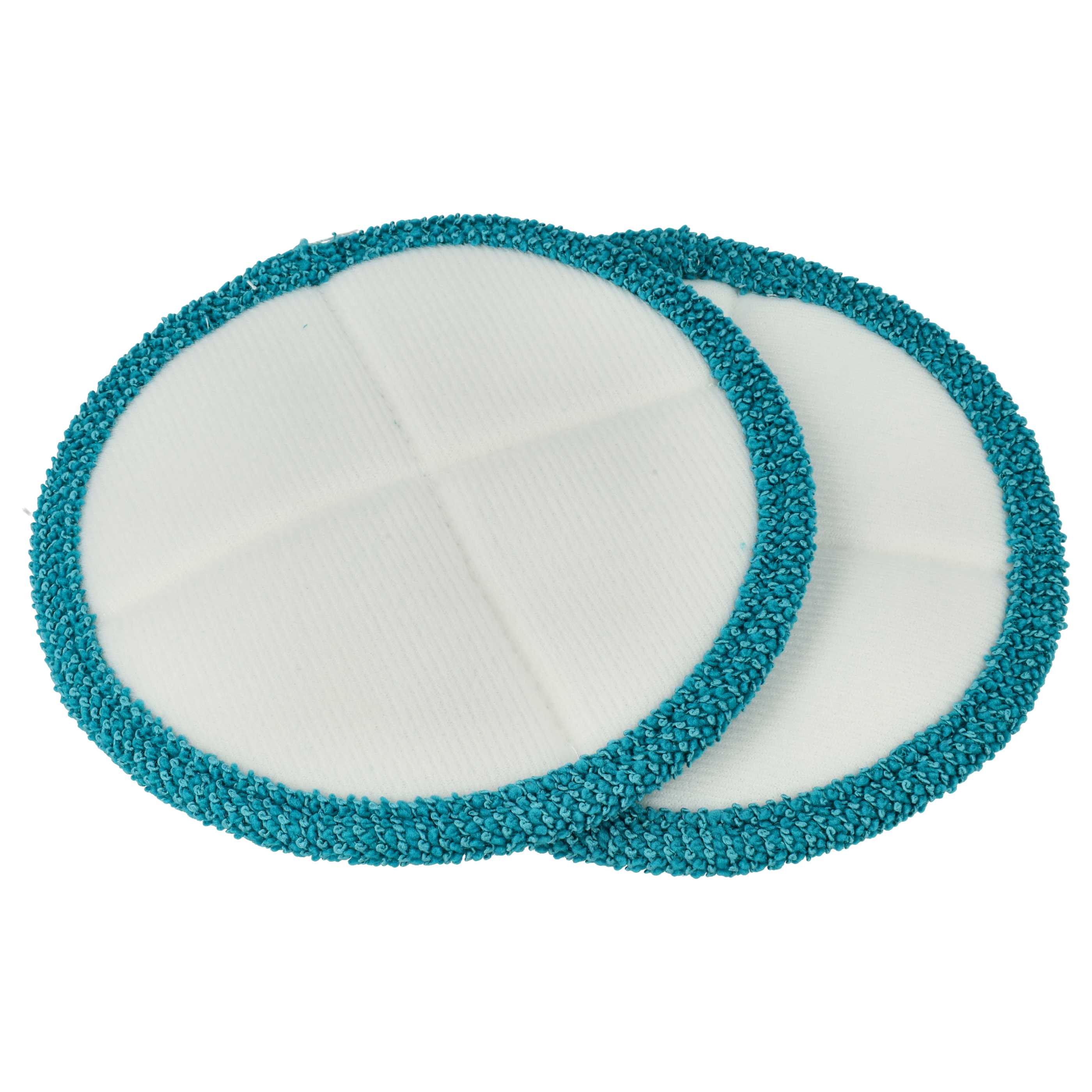 2x Lingette remplace CleanMaxx 08934 pour balais serpillère Clean Maxx - polyester / polyamide, turquoise