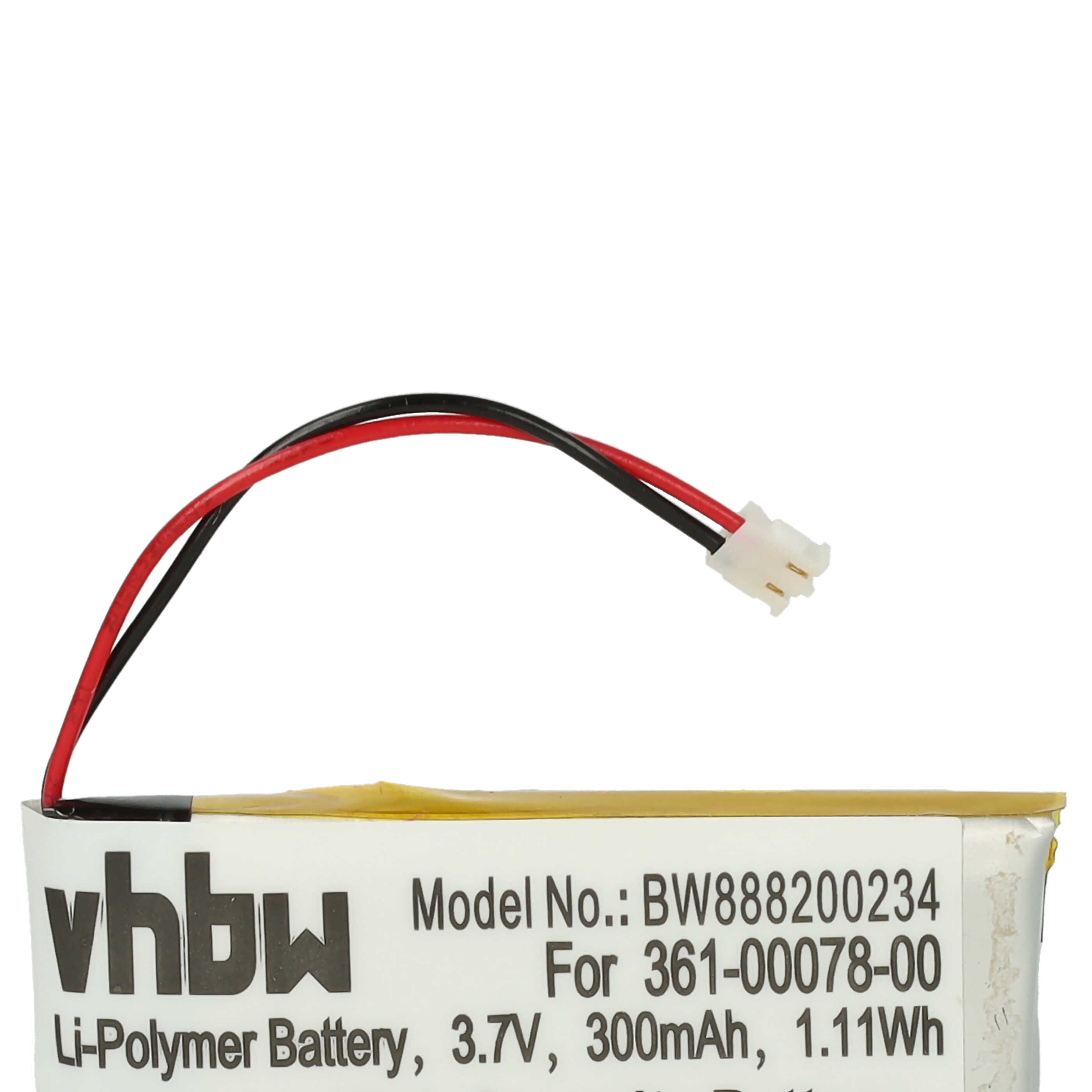 Smartwatch Battery replaces Garmin 361-00078-00 - 300 mAh 3.7 V Li-polymer + Tools