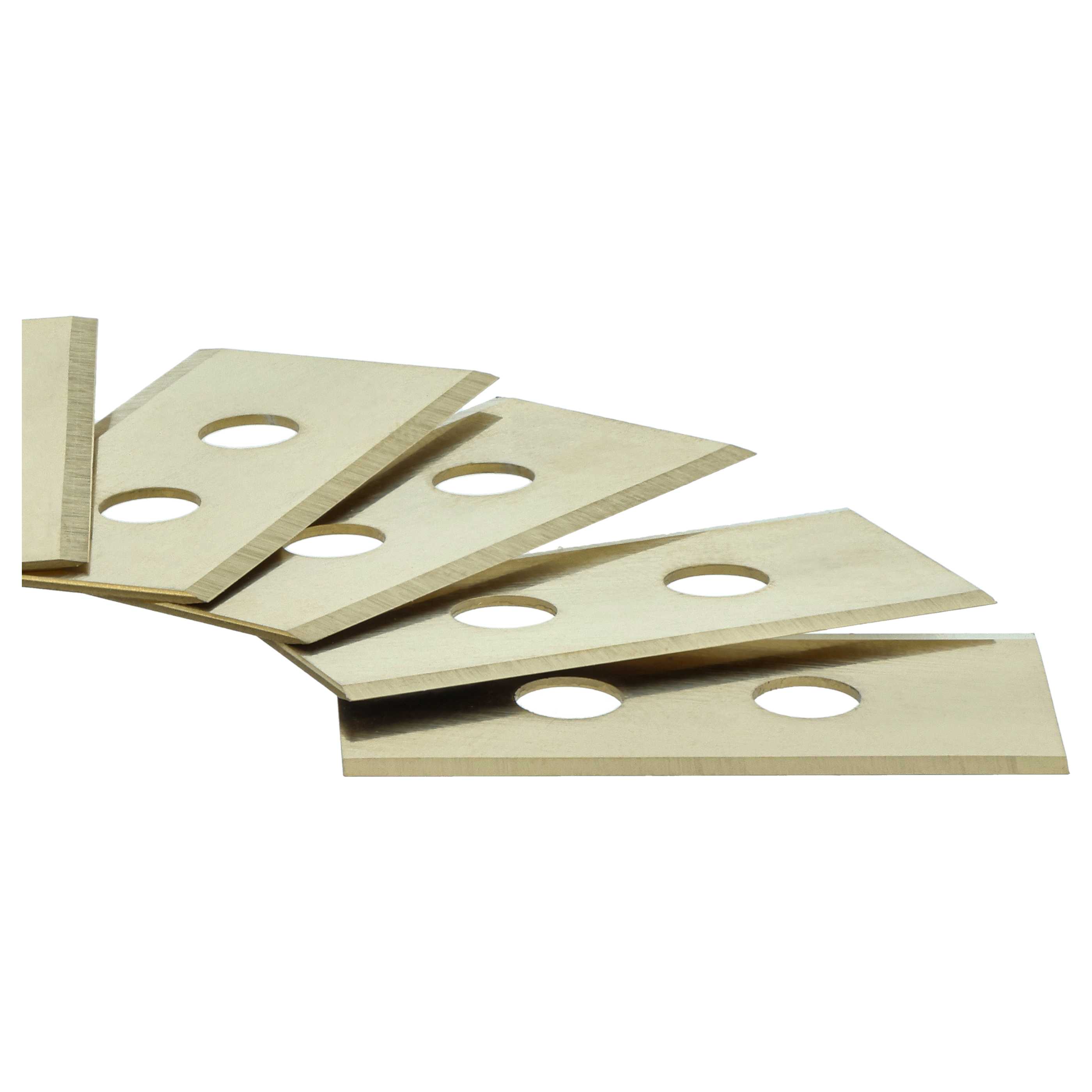 24x Lames pour tondeuse Mammotion LUBA – Couteaux acier (revêtement en titane), Silber Gold