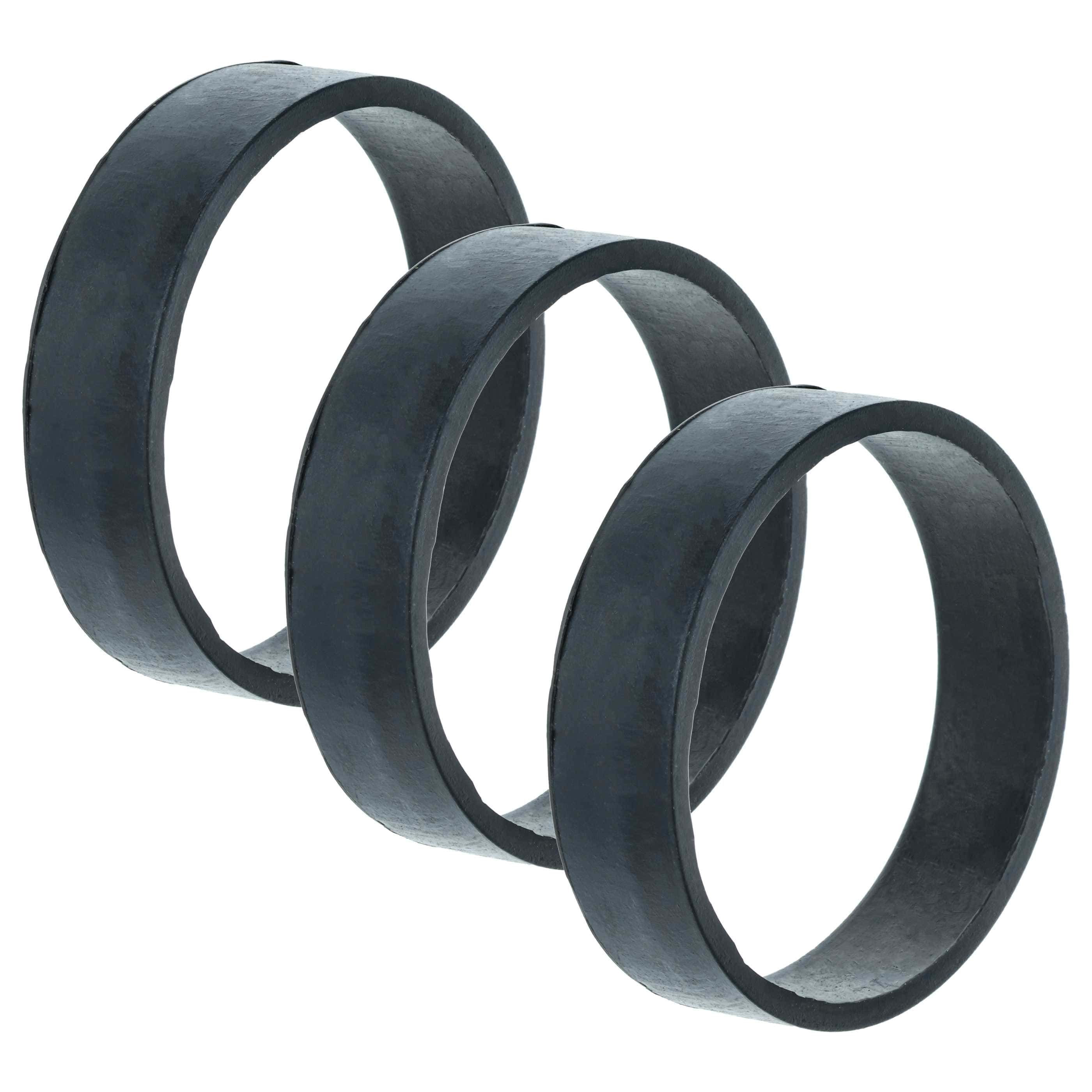 3x Drive Belt for Vorwerk ET20 Vacuum Cleaner etc. - Flat Belt