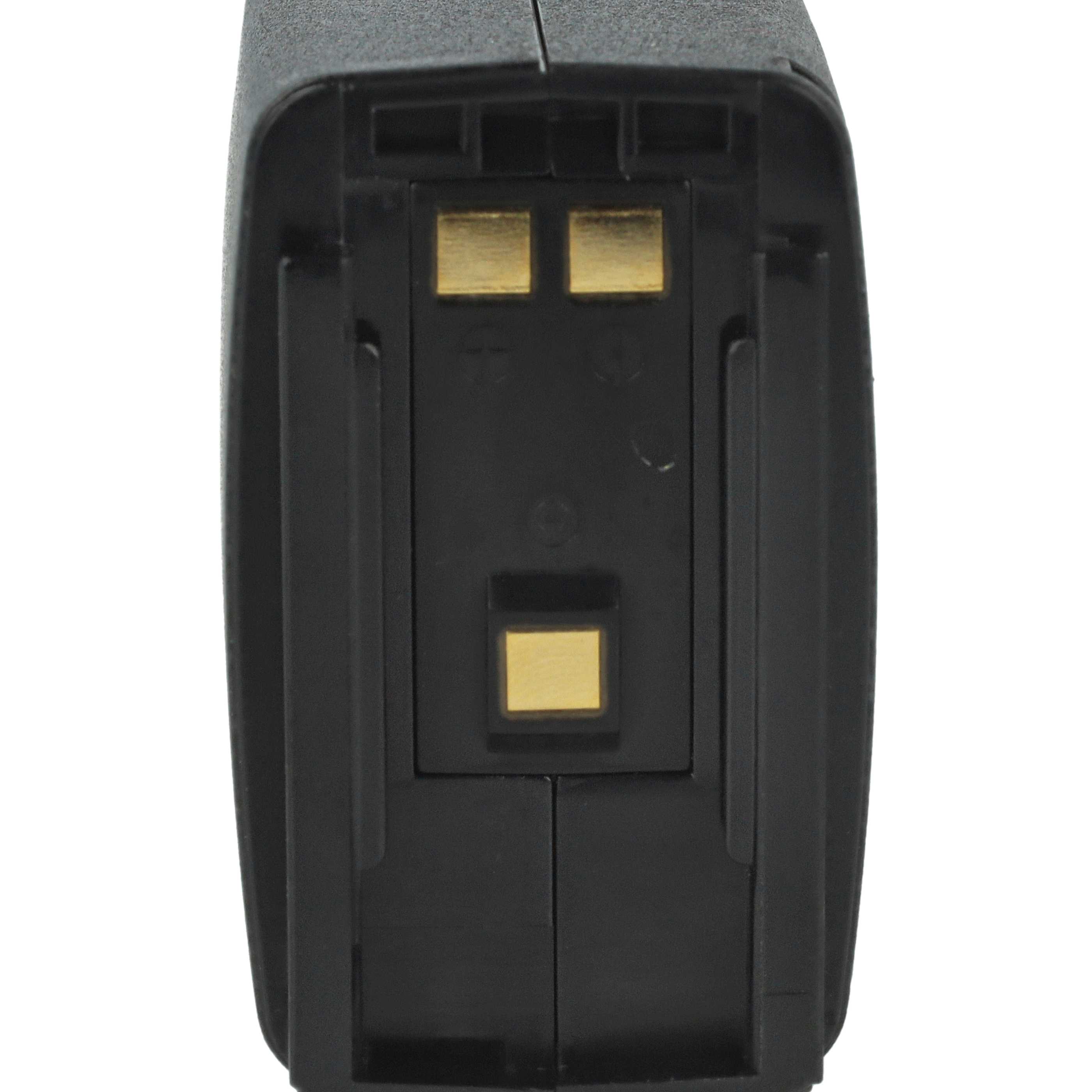 Radio 2x Battery replaces Icom BP-166, CM-166, CM-166S, CM-22A - 1000 mAh 12 V NiMH
