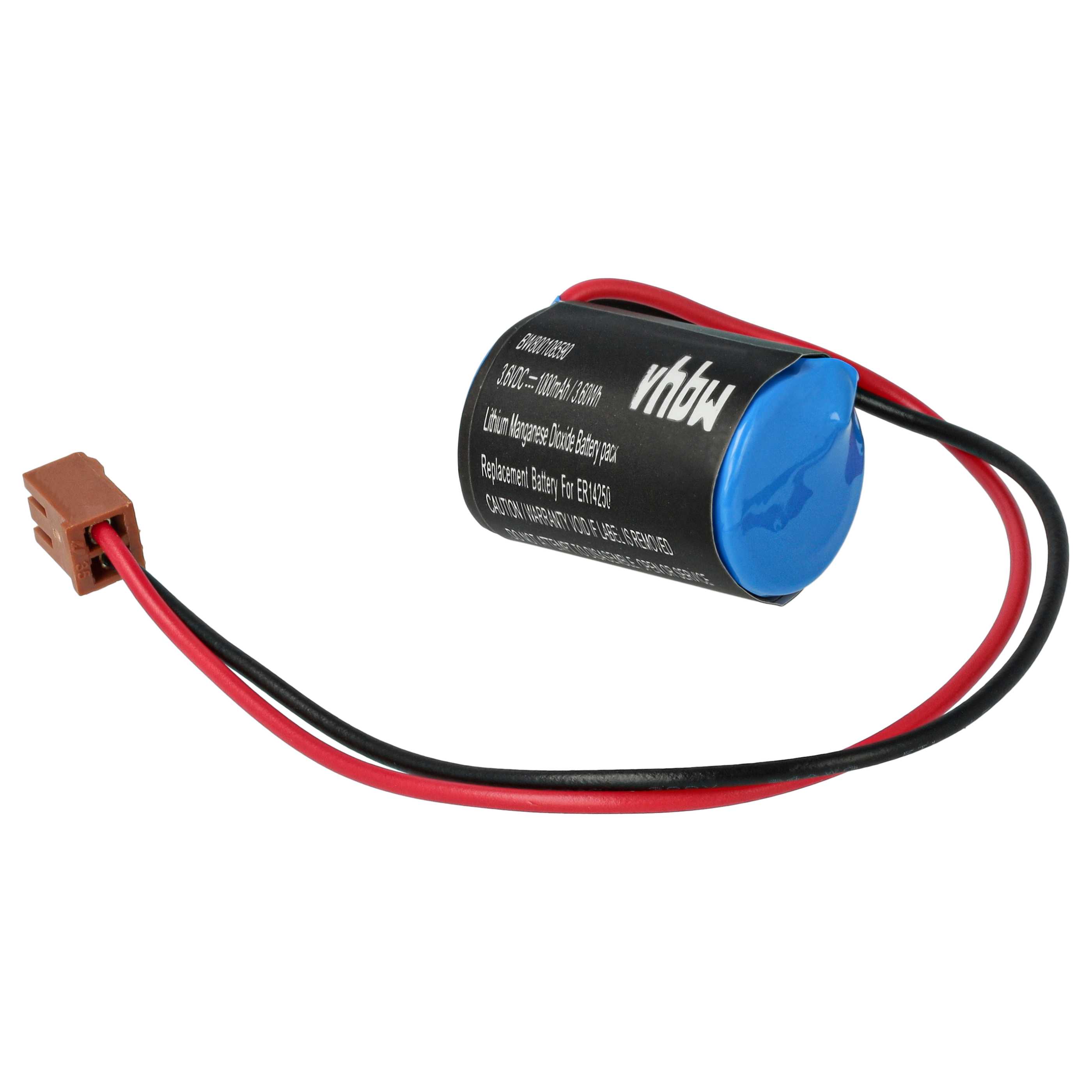 2x Akumulator do PLC programowalnego sterownika zamiennik Omron CPM2A-BAT01 - 1000 mAh 3,6 V Li-Ion