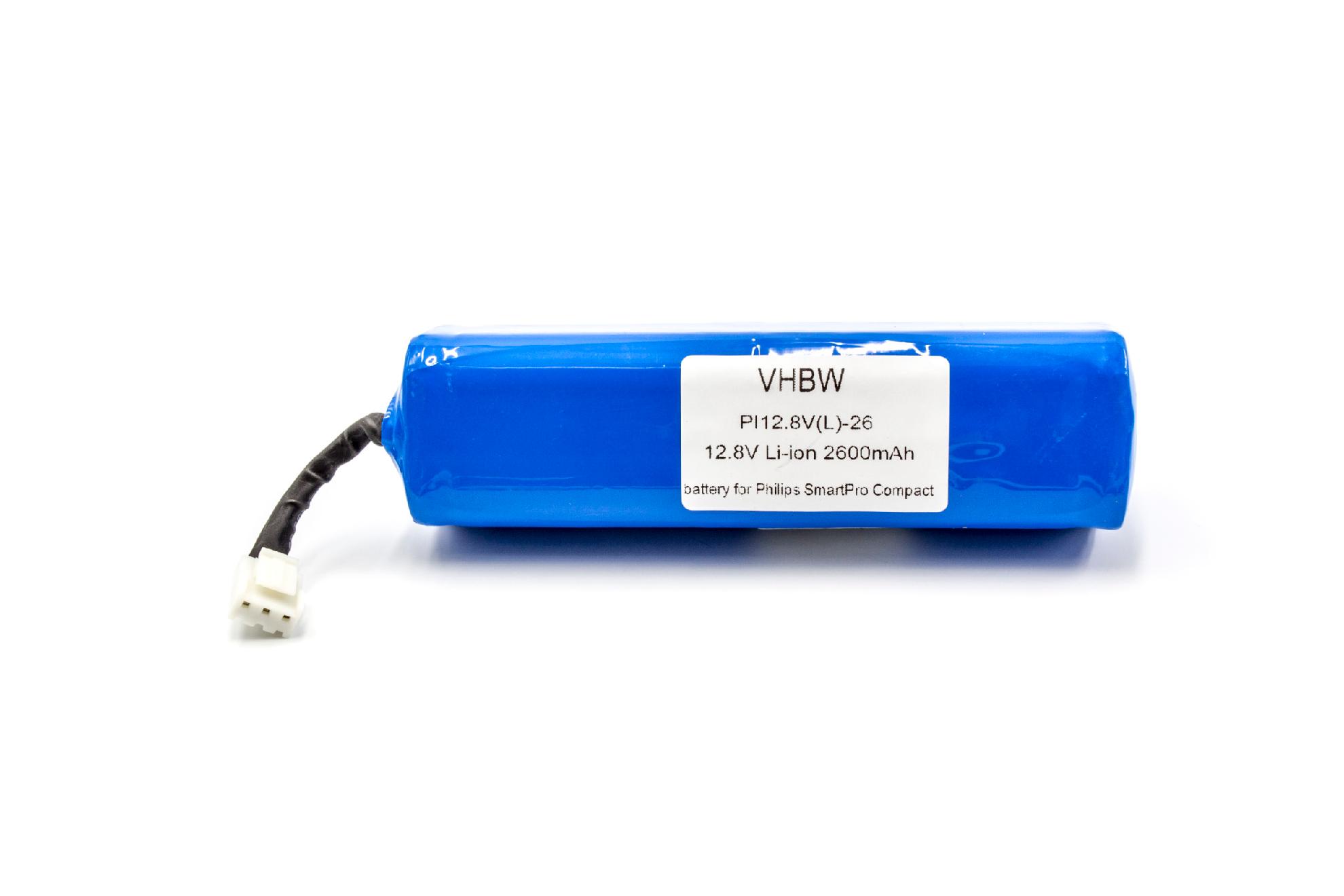 Batterie remplace Philips CP0111/01, 4ICR19/65 pour robot aspirateur - 2600mAh 12,8V Li-ion