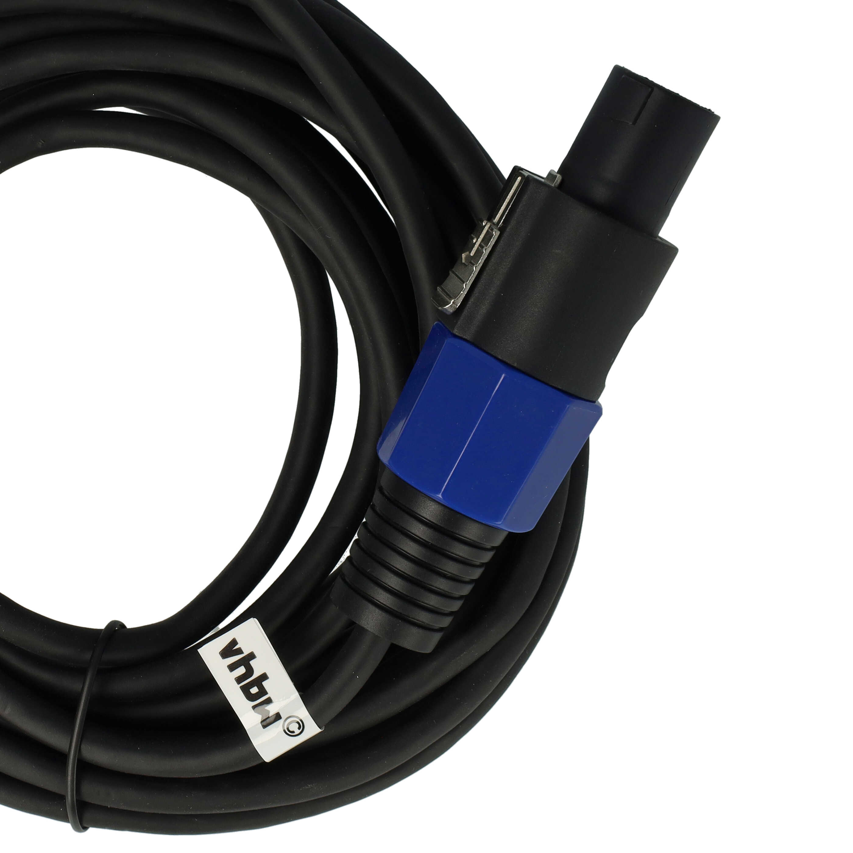 vhbw Cable de conexión PA - cable audio, 5 m negro