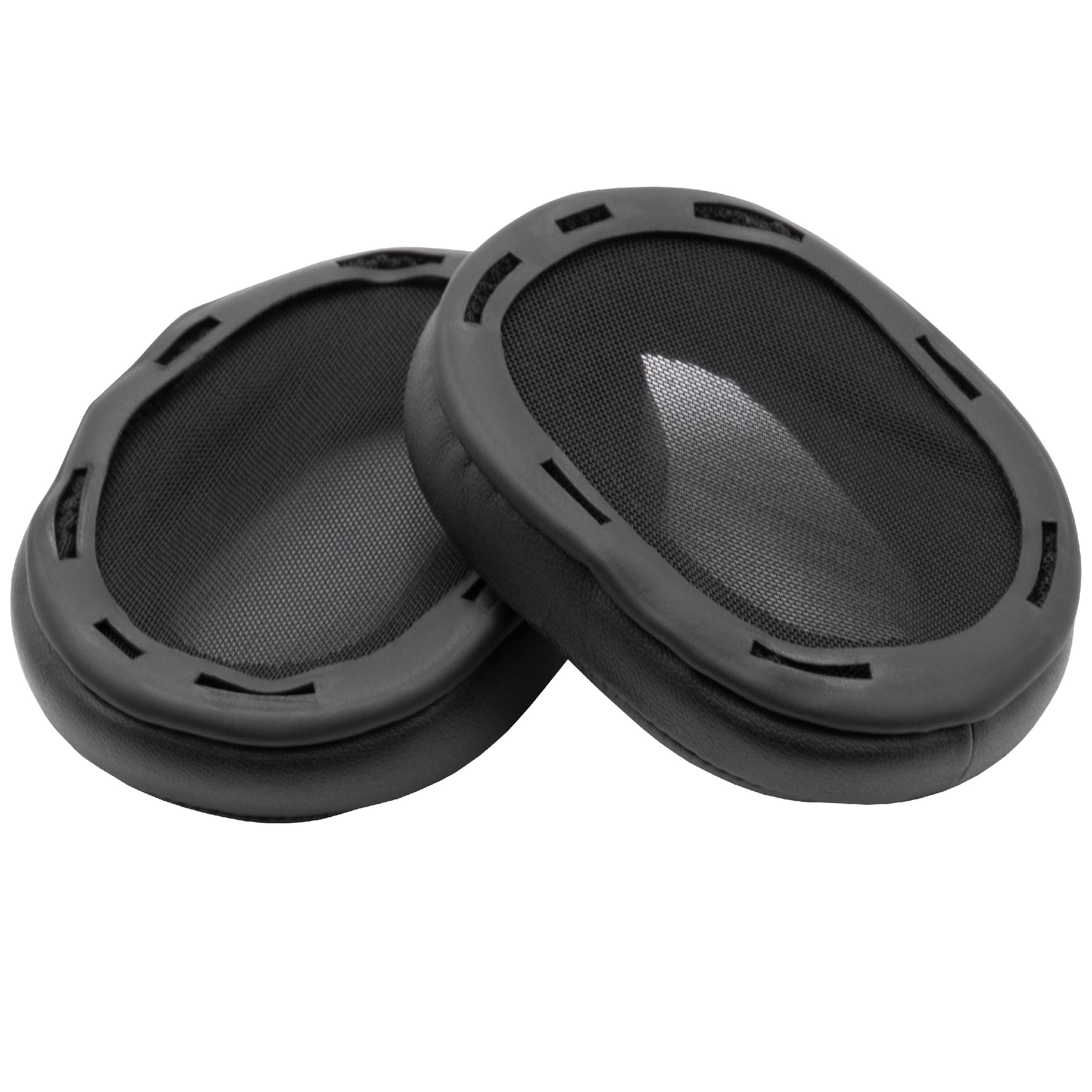 Ear Pads suitable for Sony MDR-1R Headphones etc. - polyurethane / foam, 17 mm thick