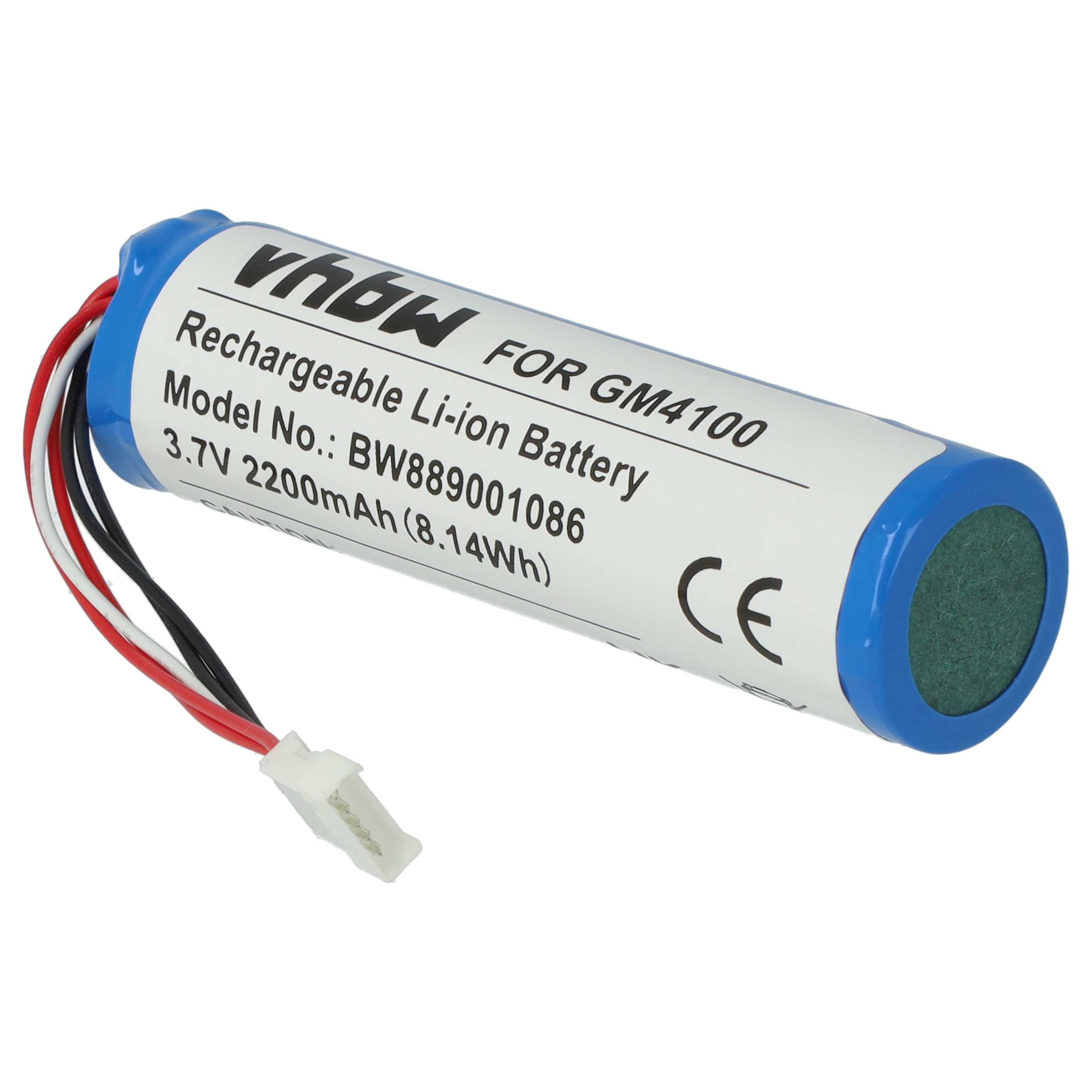 2x Batteria sostituisce Datalogic 128000894, BT-8 per barcode scanner Datalogic - 2200mAh 3,7V Li-Ion