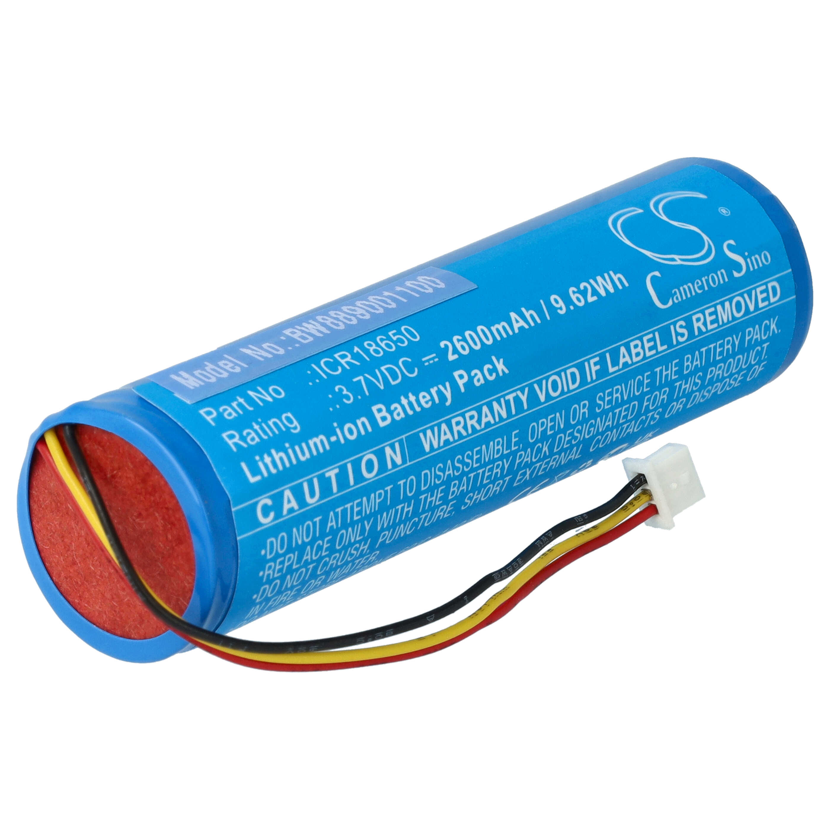Batería para teclado (2600 mAh, 3,7 V, Li-Ion)