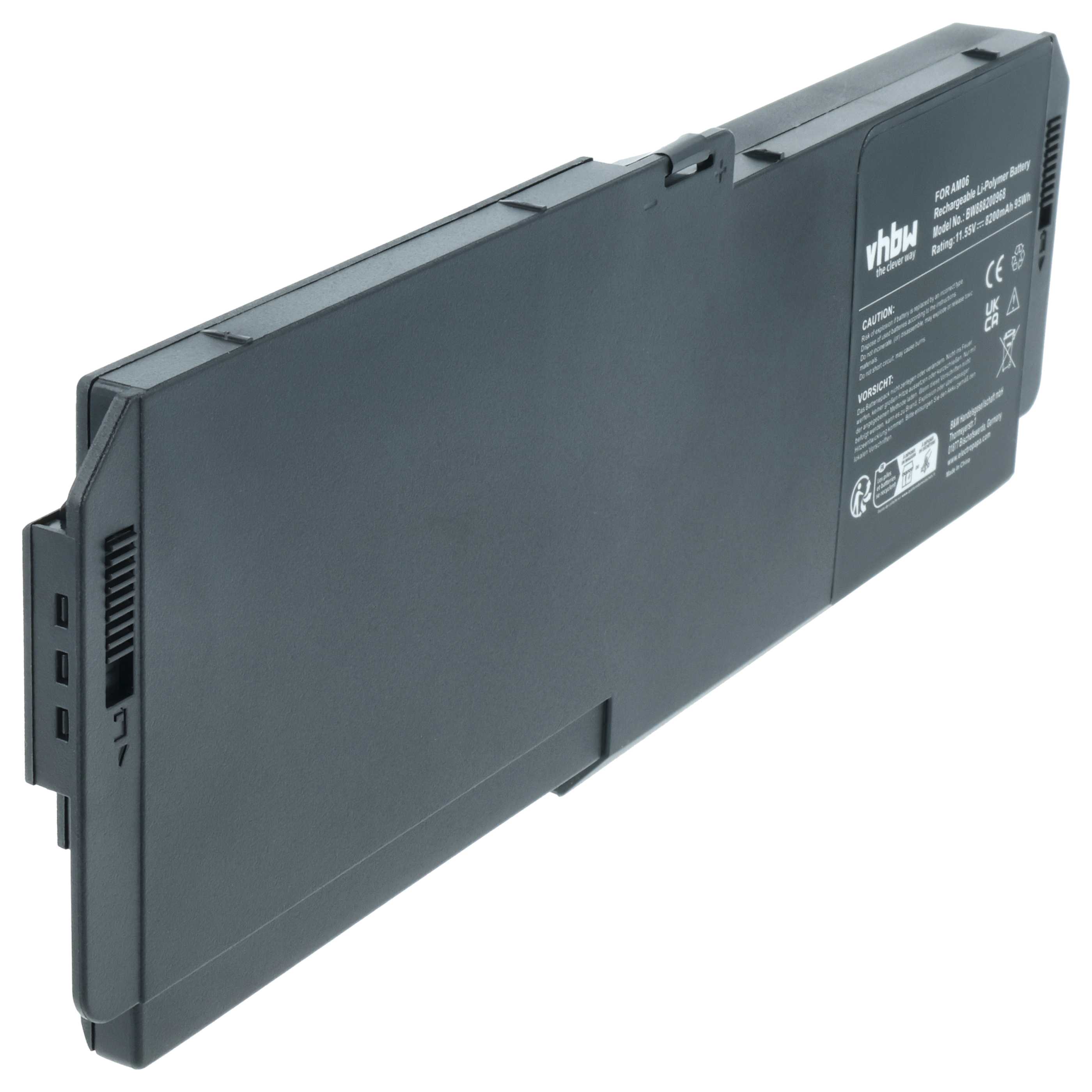 Akumulator do laptopa zamiennik HP AM06095XL, AM06XL, HSN-Q12C, HSTNN-IB8G - 8200 mAh 11,55 V Li-Ion, czarny