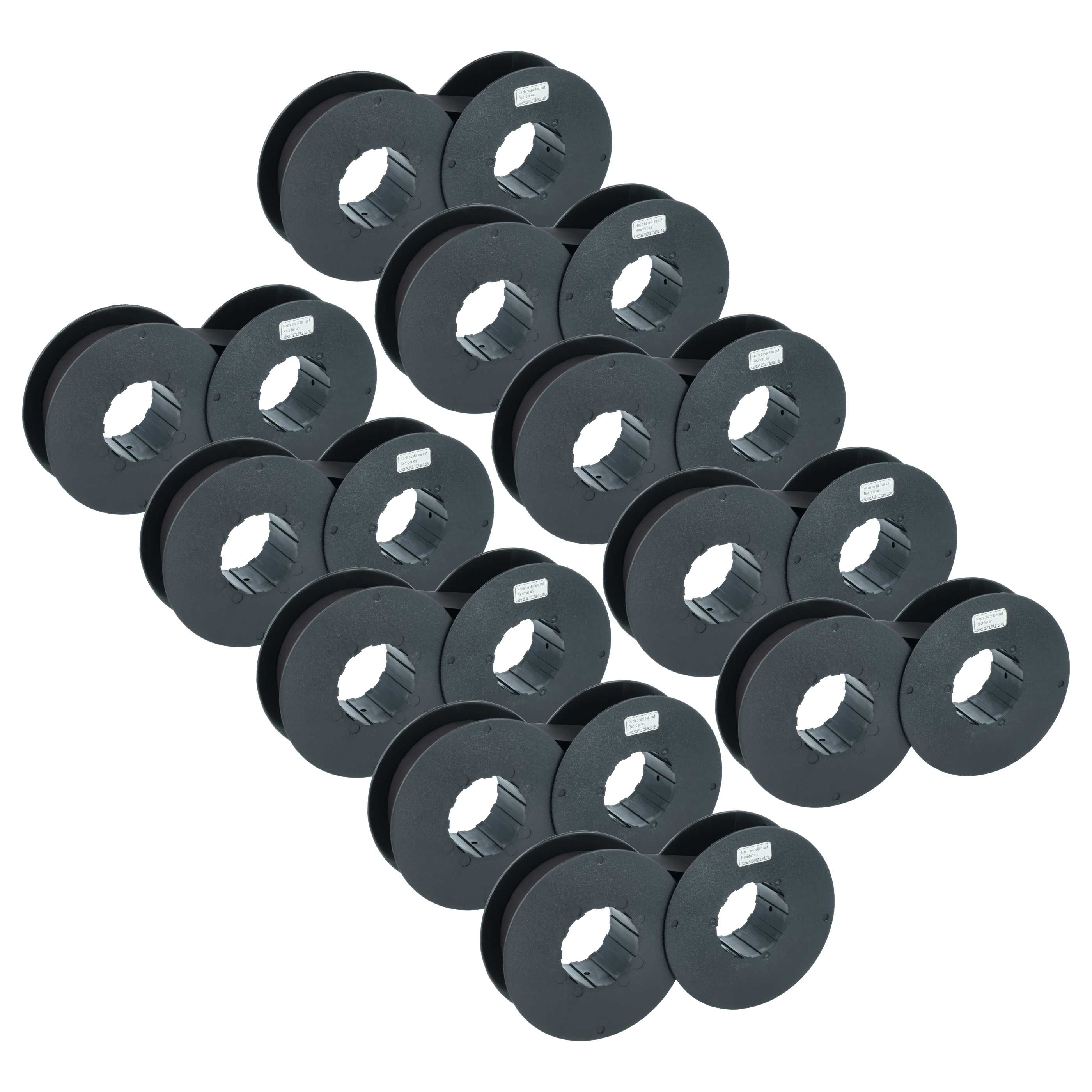 10x Ink Ribbon replaces IBM 186c1, 001040990 for Dot Matrix, Receipt Printer - Black