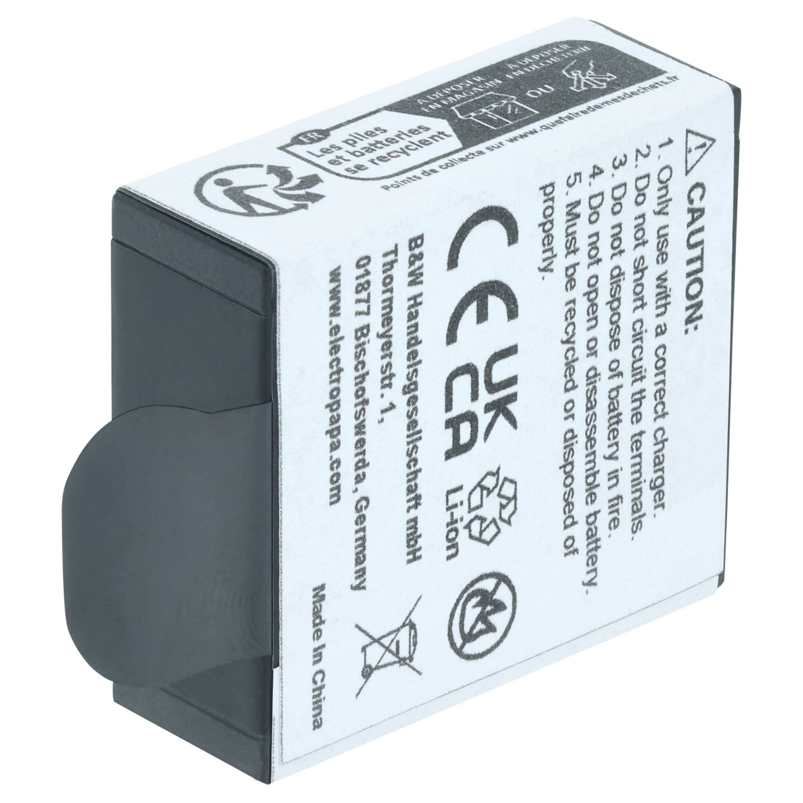 Battery replaces AEE ACC-D90 - 850mAh, 3.7V, Li-Ion