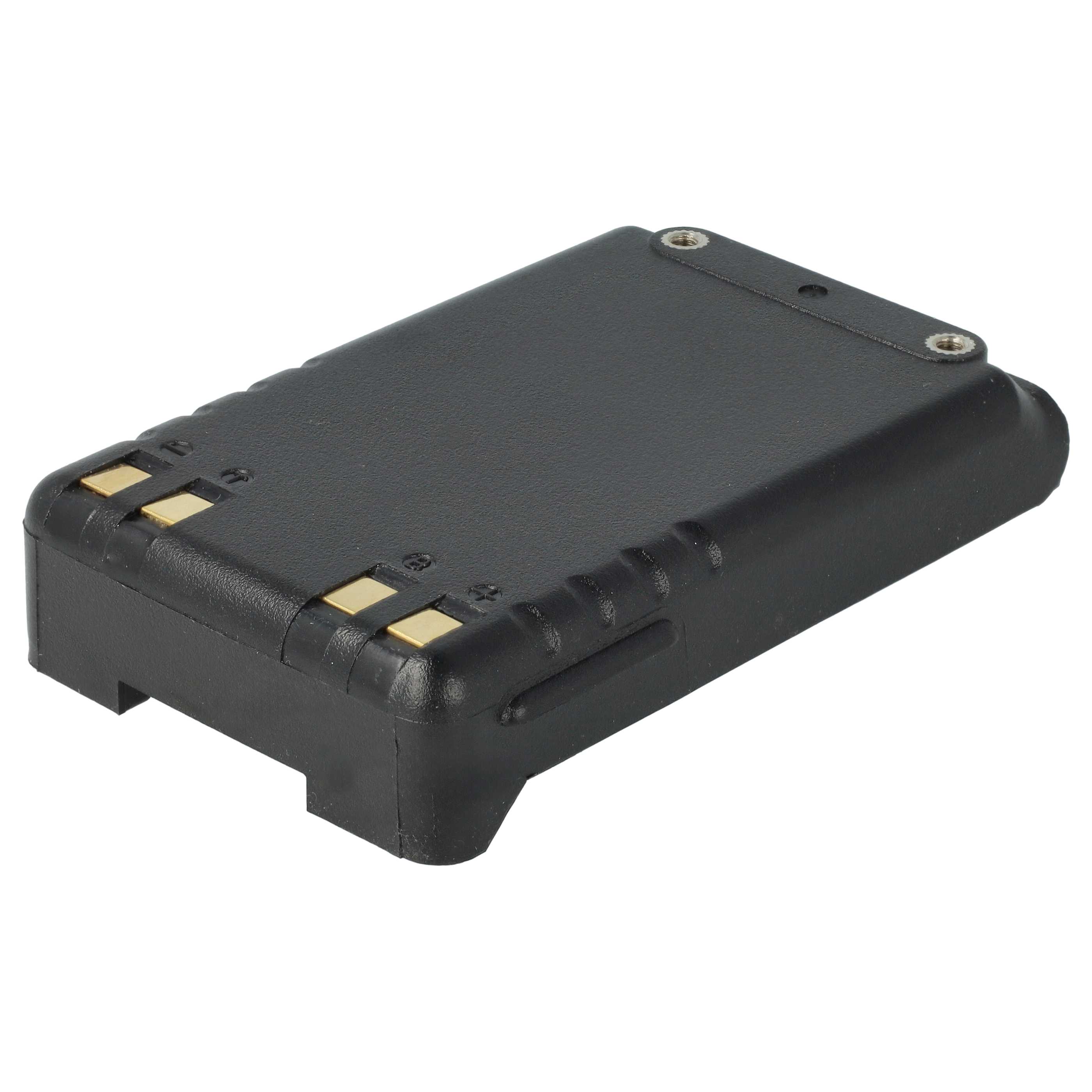 Radio 2x Battery replaces Icom BP-227, BP227, BJ-193, BJ-265, BP-220 - 1800 mAh 7.4 V Li-Ion + Belt Clip
