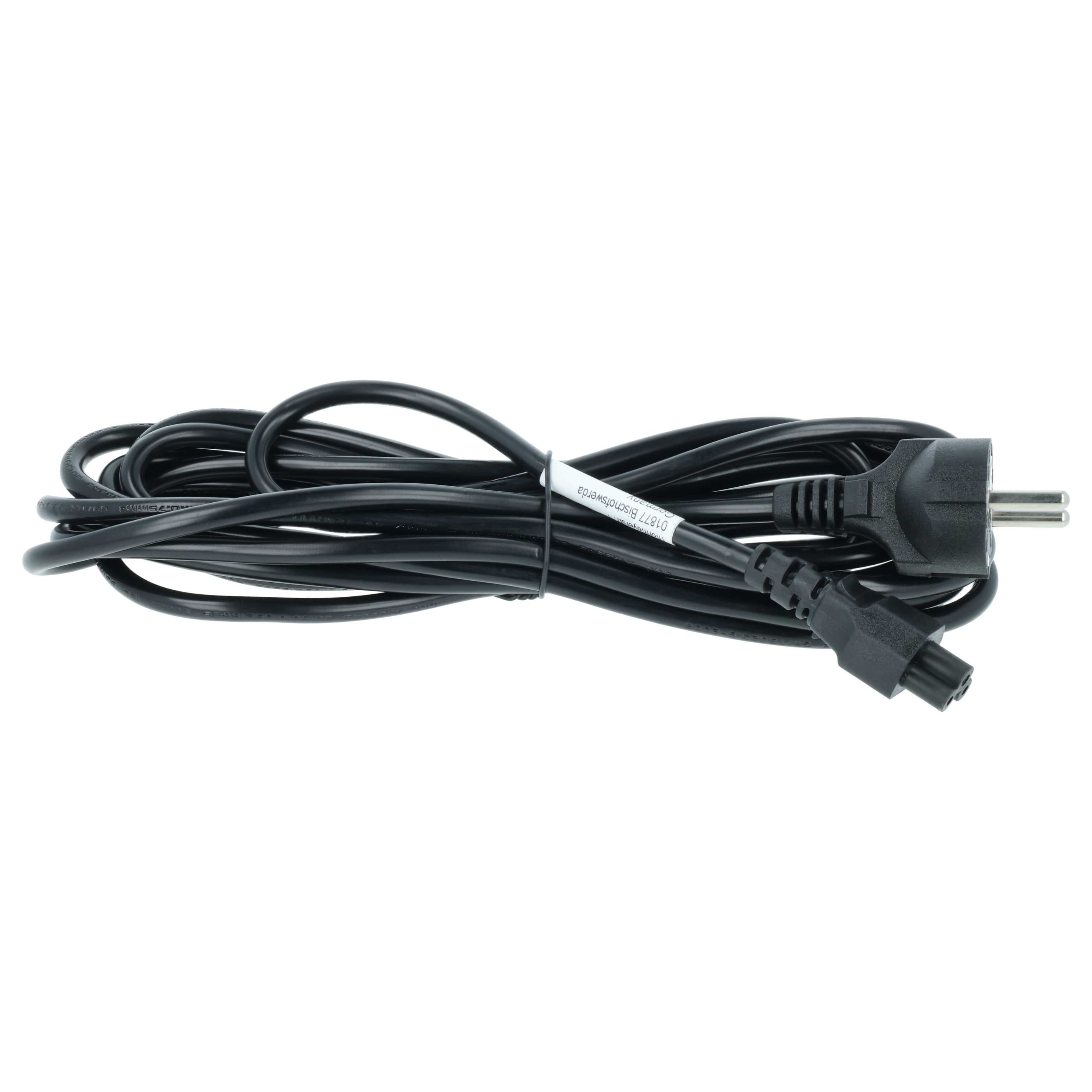 C5 Power Cable Euro Plug suitable for Vorwerk VR200 base station, VR300 base station Robot Vacuum Cleaner - 5