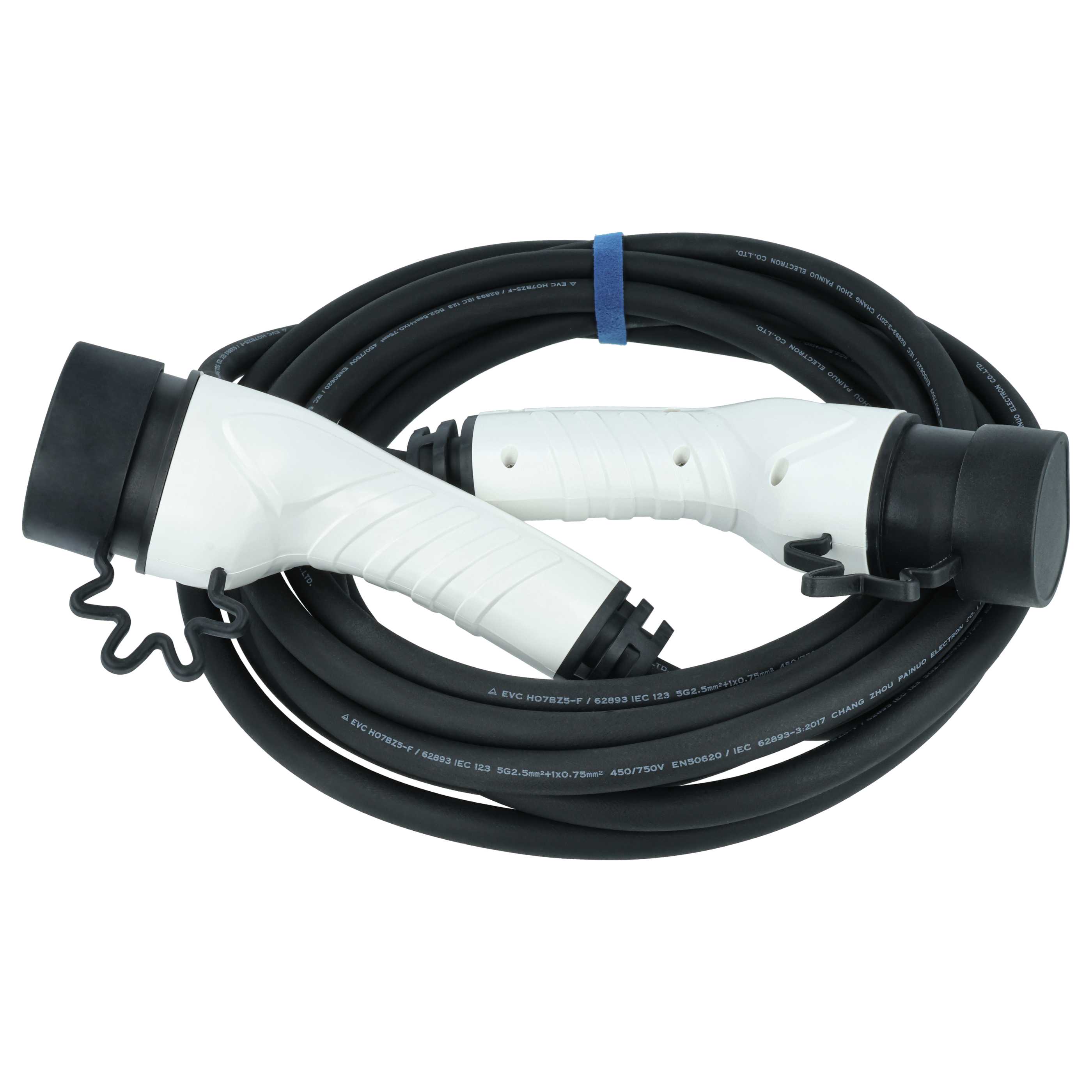 Charging Cable - Type 2 to Type 2 Cable, 3-phase, 16 A, 11 kW, 7 m
