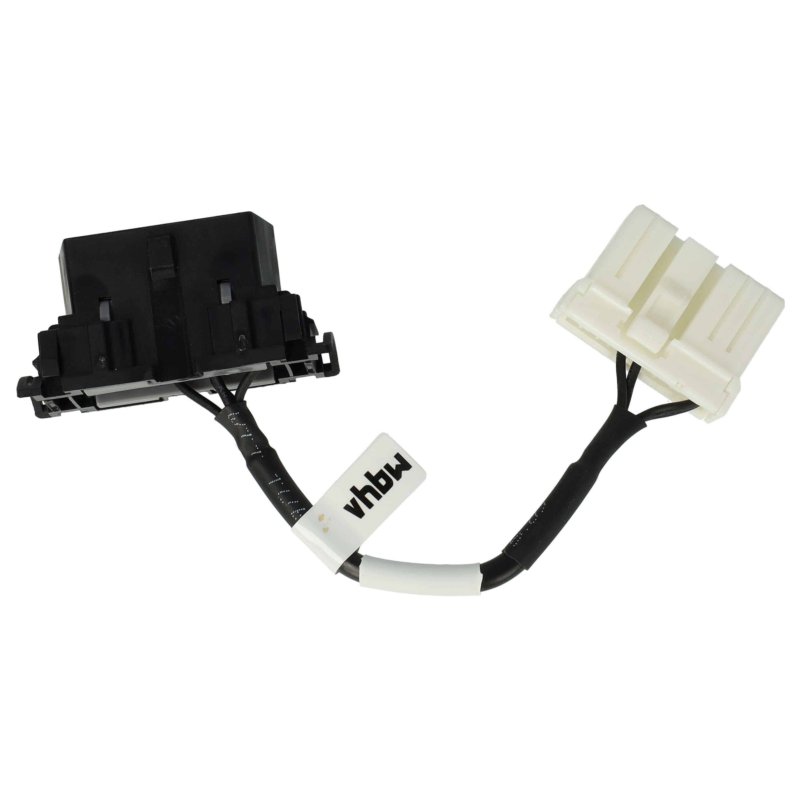 vhbw OBD2 Adapter 12Pin to OBD2 16Pin suitable for Tesla 2012-09/2015 model S Electric Car - 20 cm