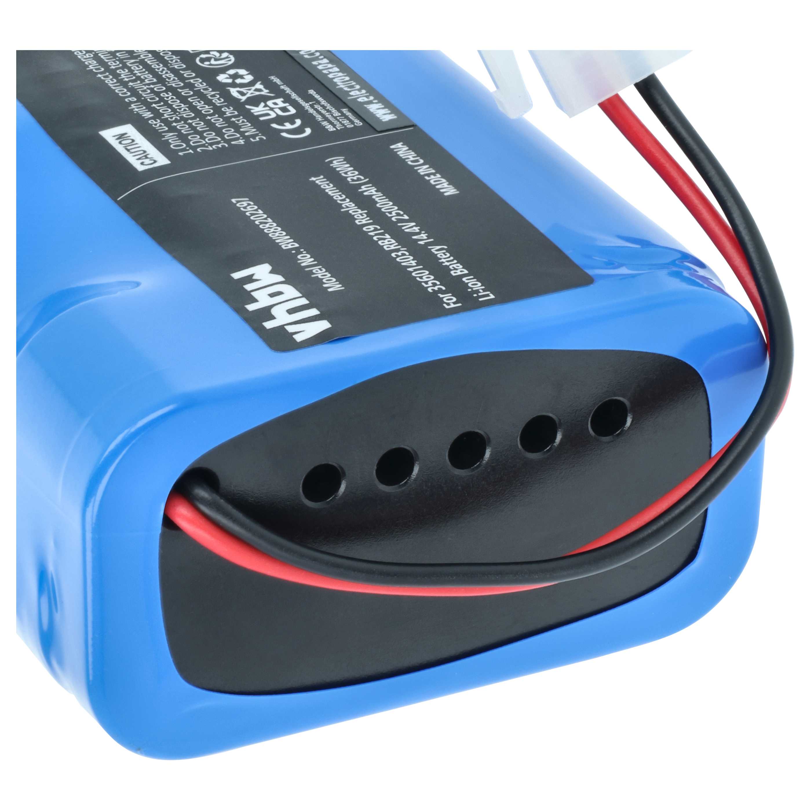 Batteria sostituisce Hoover 35601727, 35601403, RB219, Li-RB226 per robot aspiratore - 2500mAh 14,4V Li-Ion