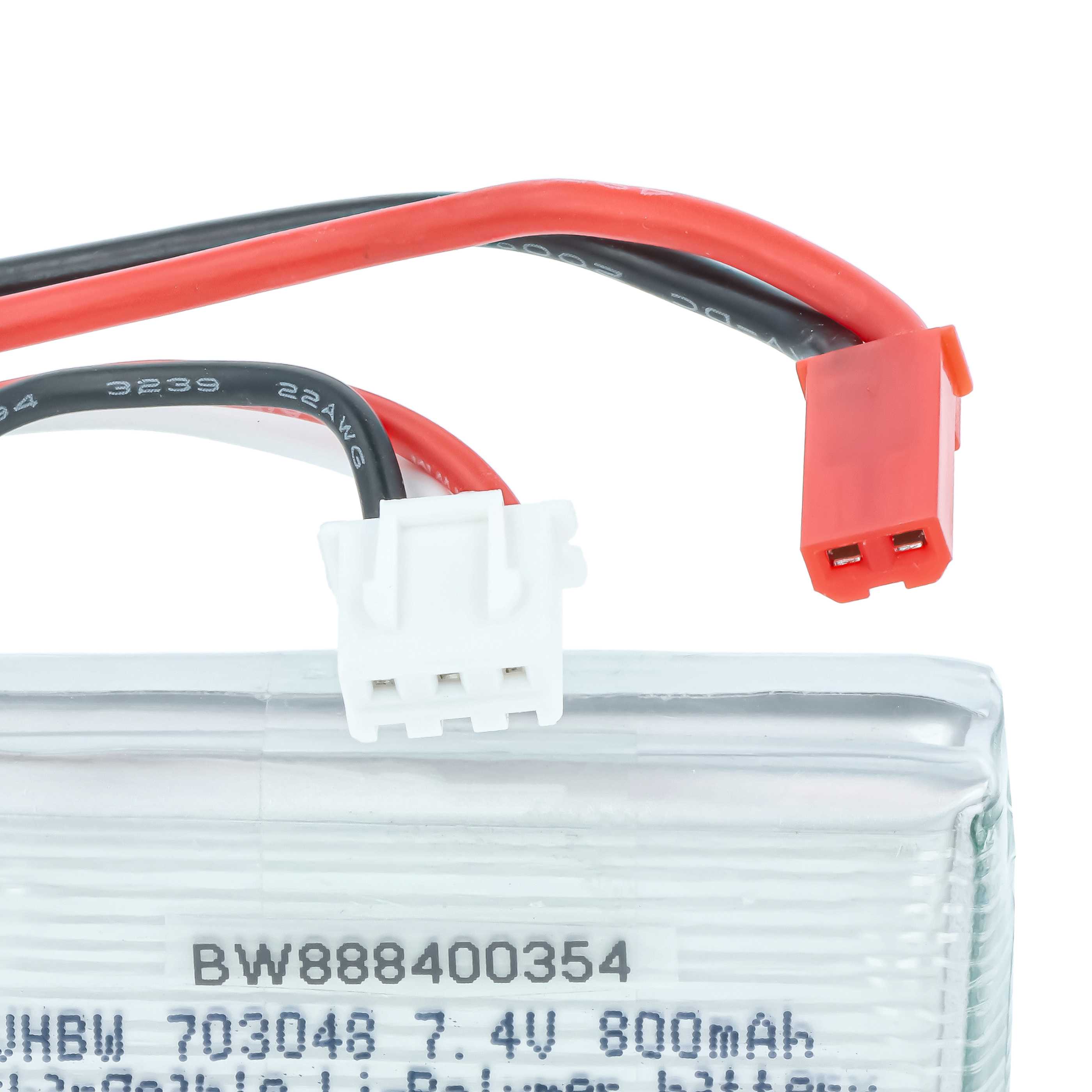 Batterie modèle radio-télécommandé - 800mAh 7,4V Li-polymère, BEC
