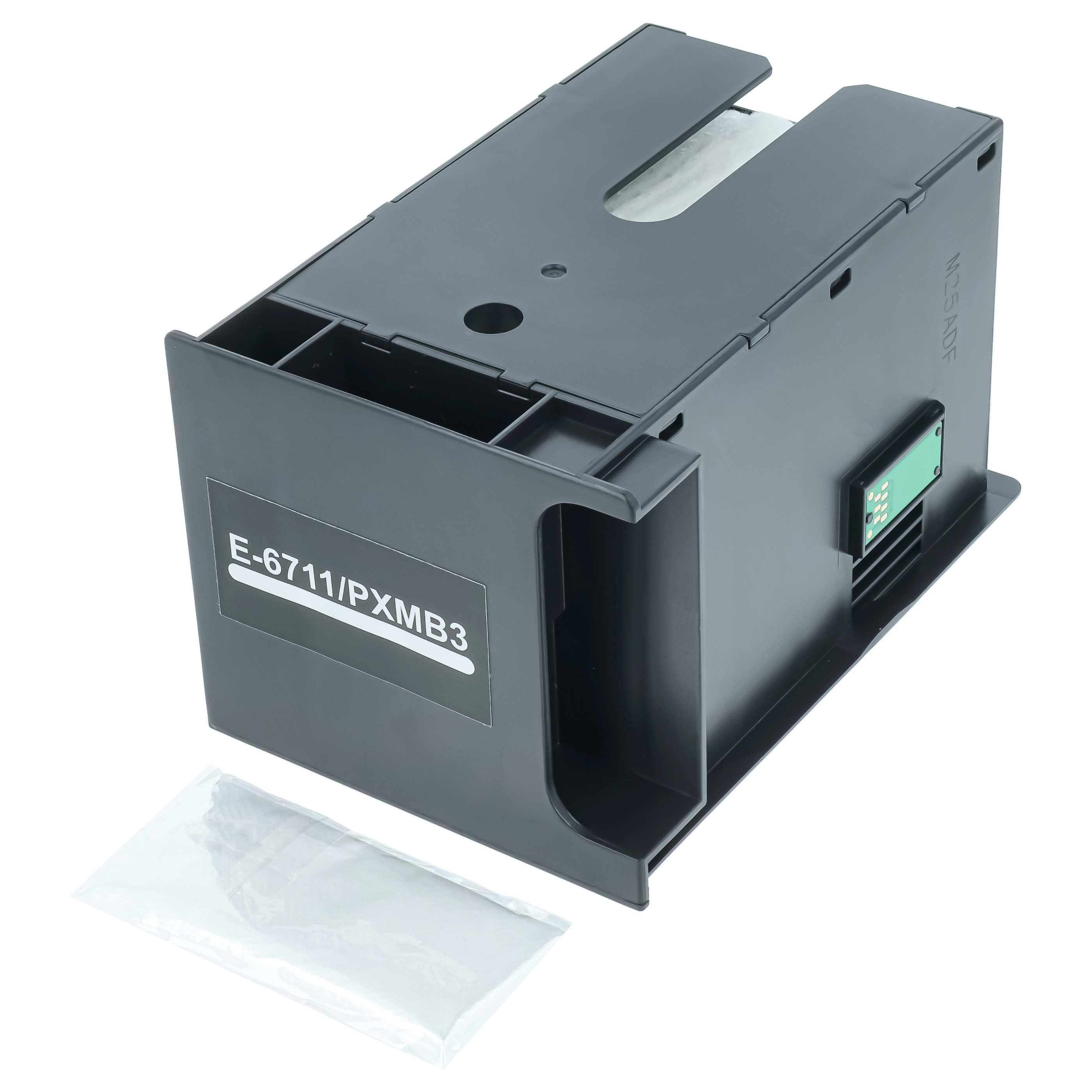 Waste Ink Container replaces Epson T6711 for Epson Inkjet Printer - Black