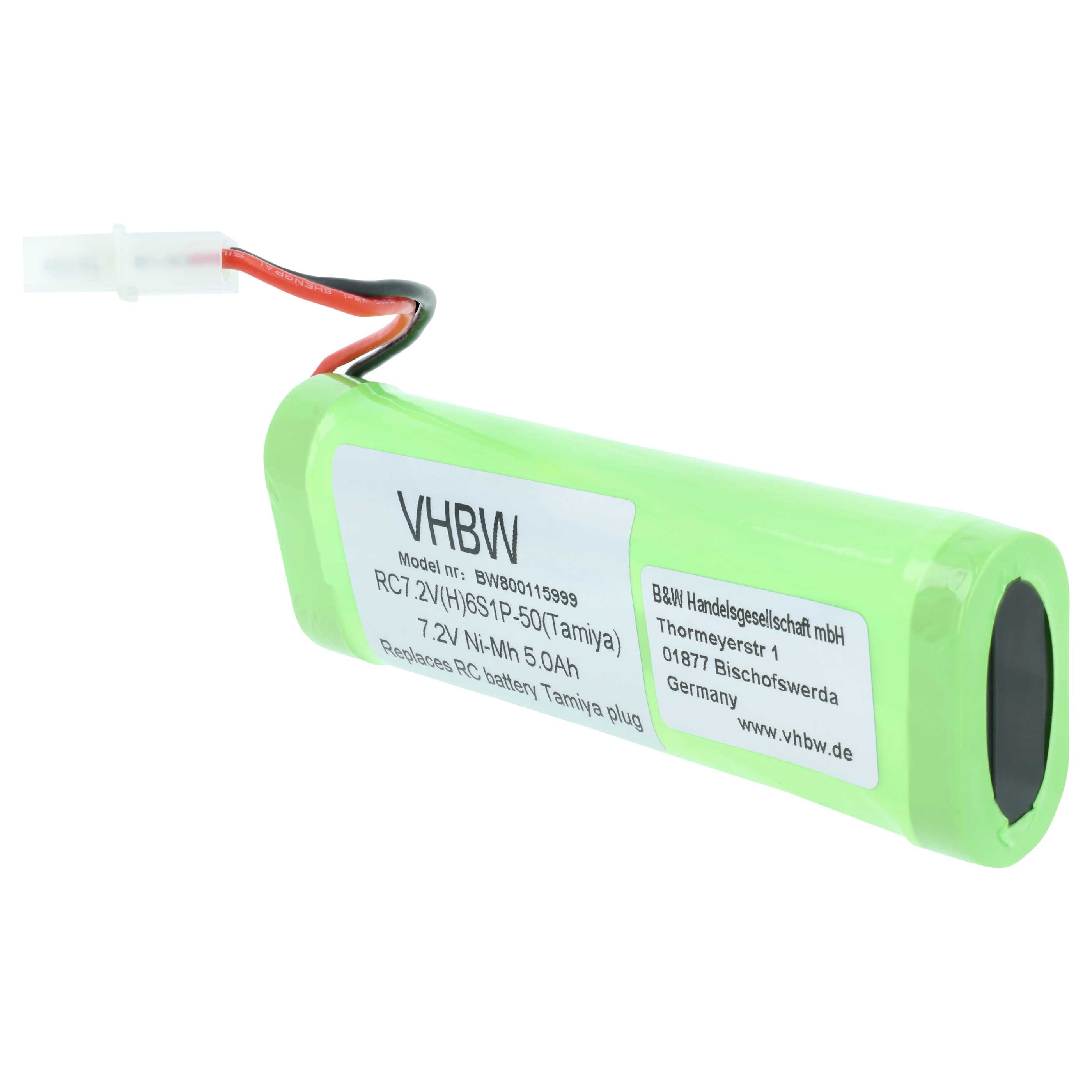 Batterie modèle radio-télécommandé - 5000mAh 7,2V NiMH, Tamiya