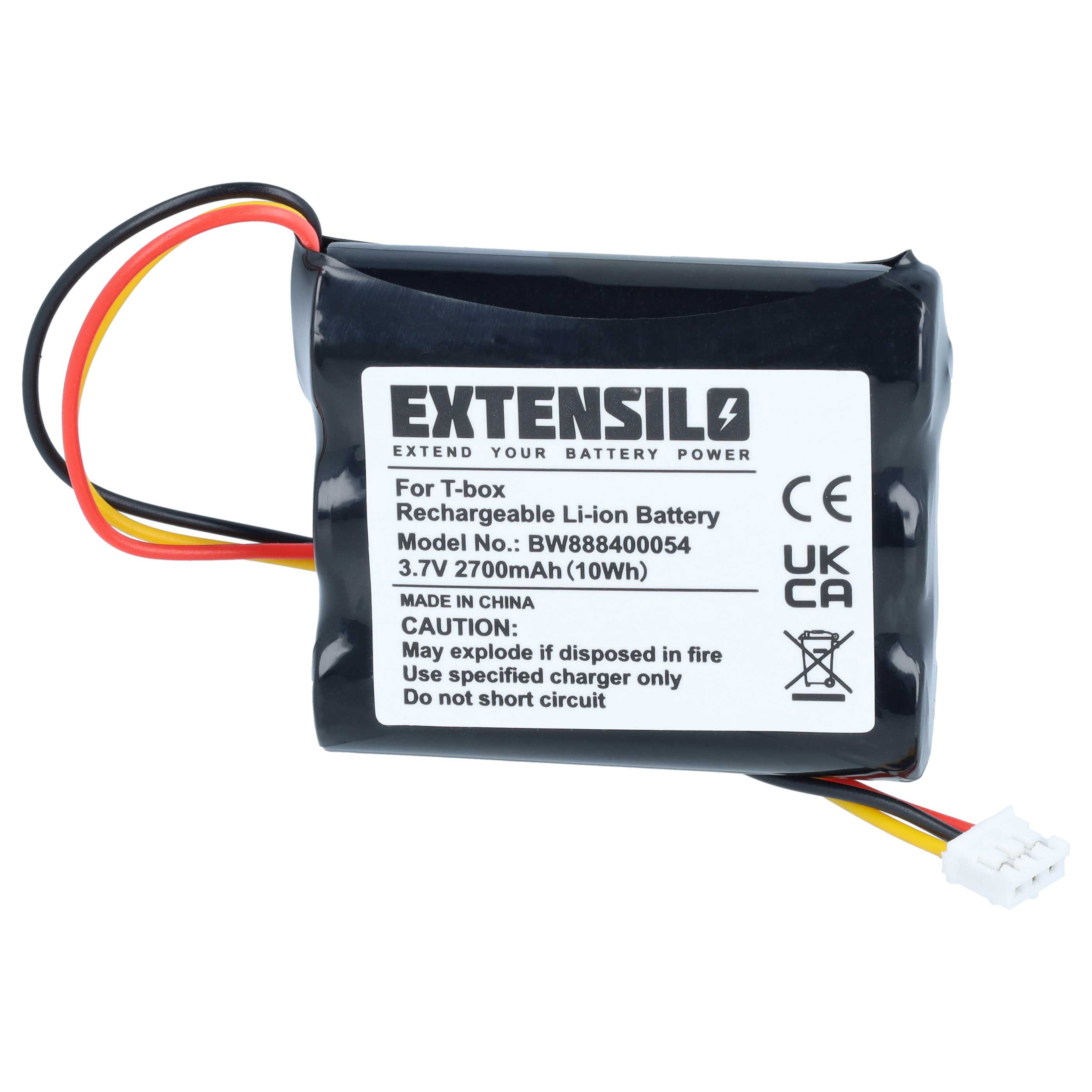 EXTENSILO Batteria per radio raccontastorie Toniebox Tonie Box - 2700mAh 3,7V Li-Ion
