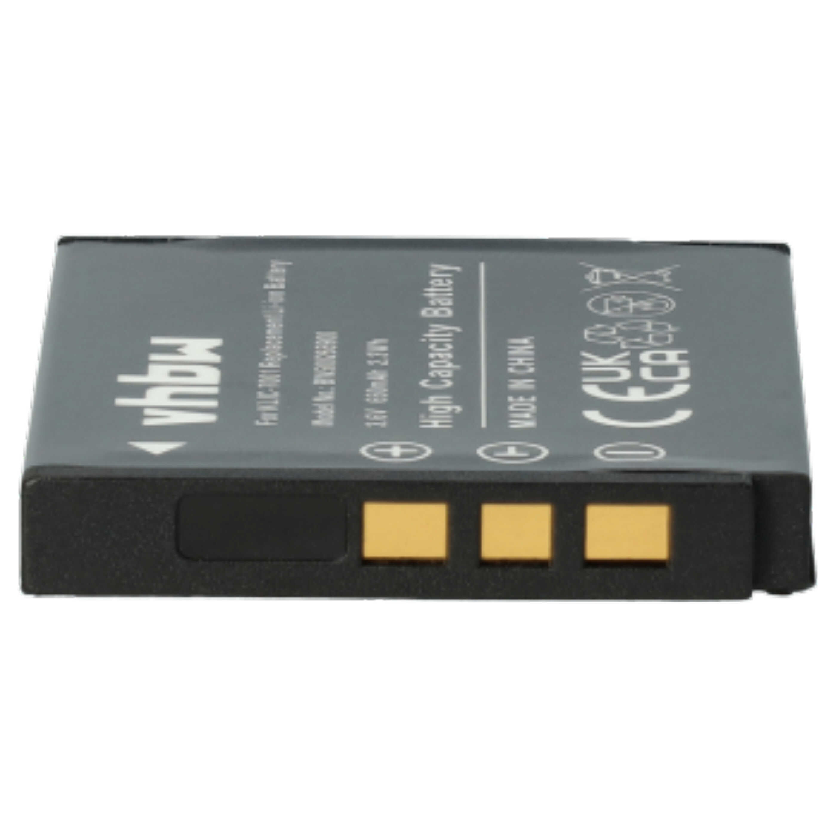 3x Battery replaces BenQ DLi-213 - 650mAh, 3.6V, Li-Ion