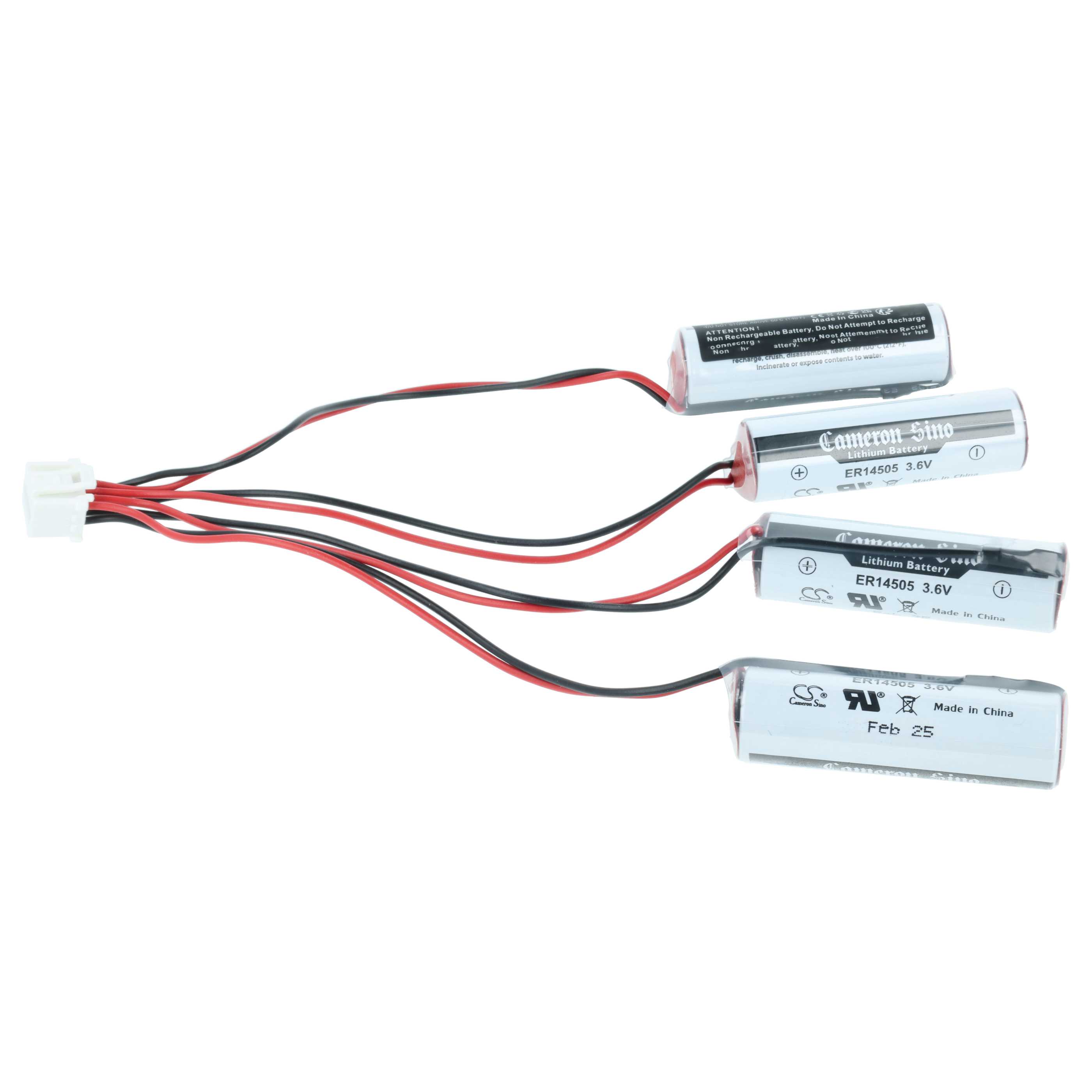 Batería reemplaza Yaskawa HW0470360-A para robot industrial (2400 mAh, 3,6 V, Li-SOCl2)