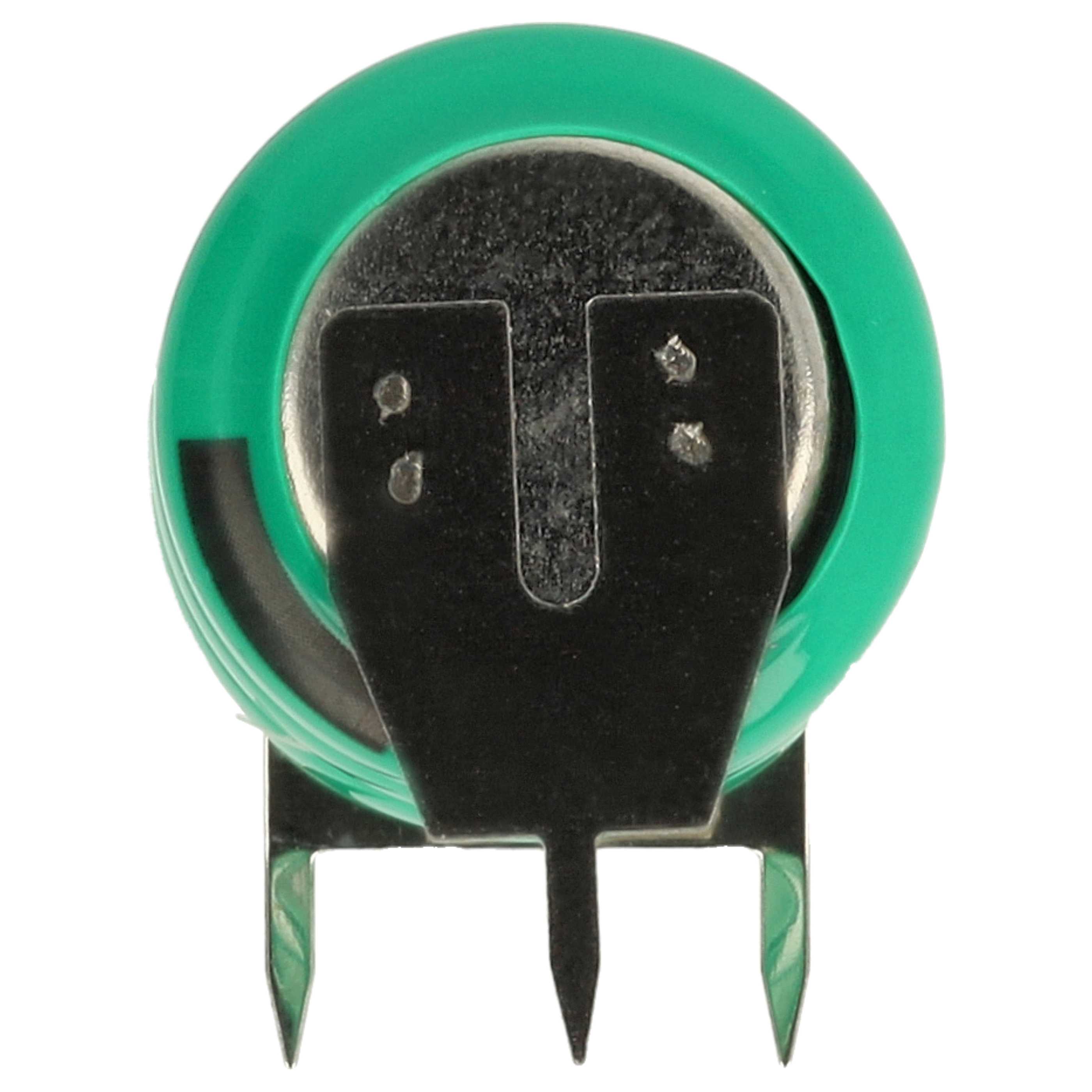 5x Button Cell Battery Type V80H 3 Pins for Model Building Solar Lamps etc. - 80 mAh 3.6 V NiMH