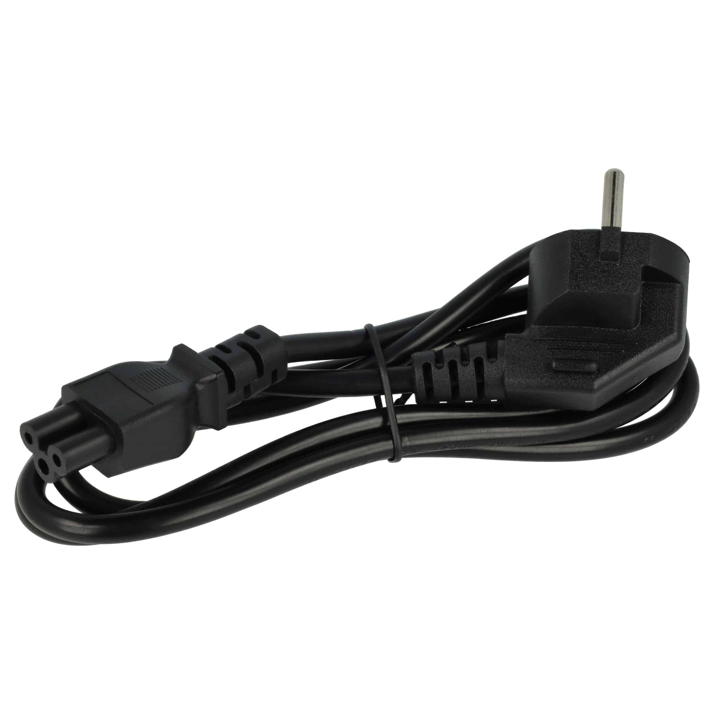 3x C5 Power Cable Euro Plug suitable for Vorwerk VR300 Robot Vacuum Cleaner - 1.2 m