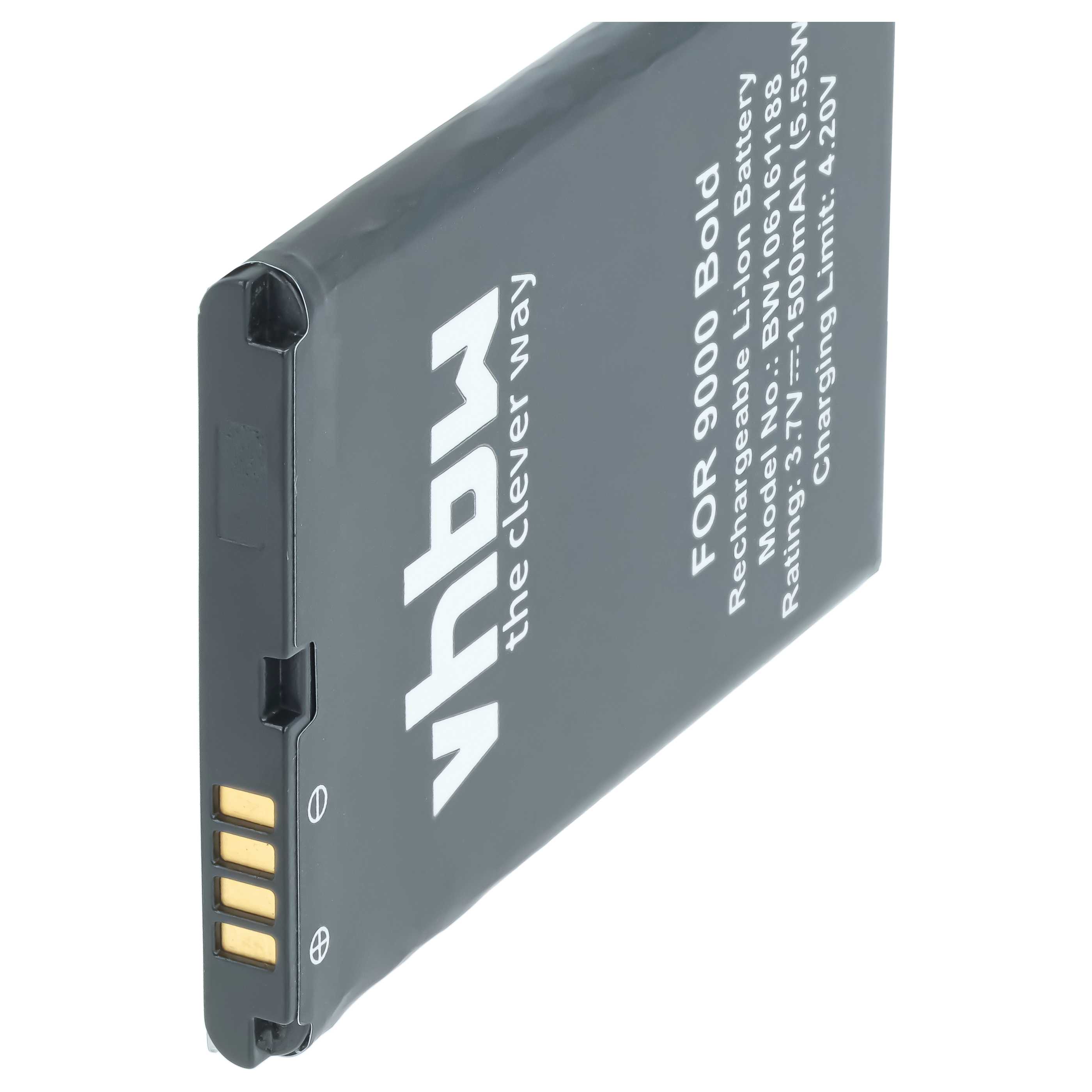 Akku als Ersatz für BlackBerry BAT-14392-001, M-S1, ACC14392-001 für Blackberry - 1500mAh 3,7V Li-Ion