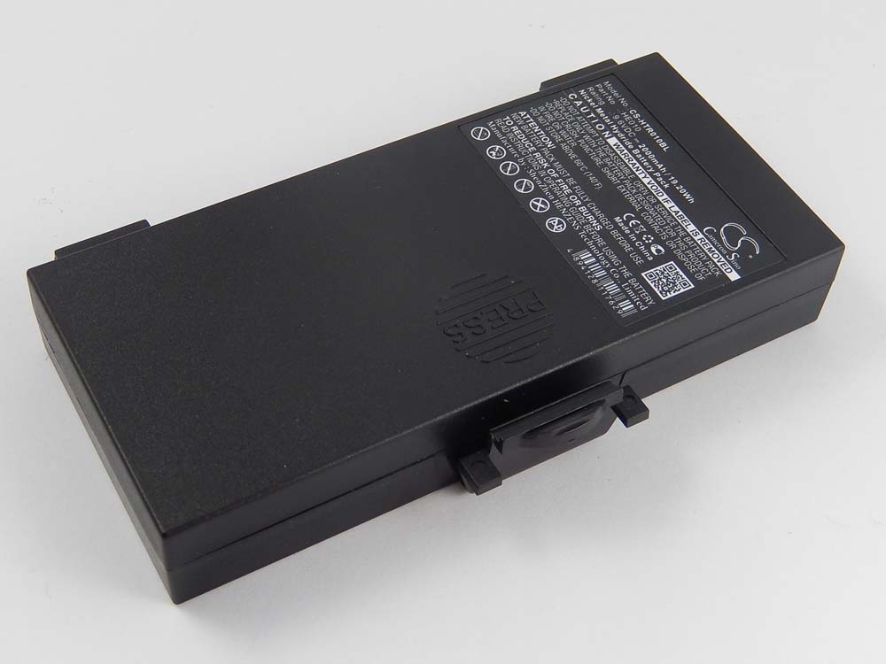 Batterie remplace Hetronic 68303000, 68303010, 6830300, 68303020 pour radio talkie-walkie - 2000mAh 9,6V NiMH