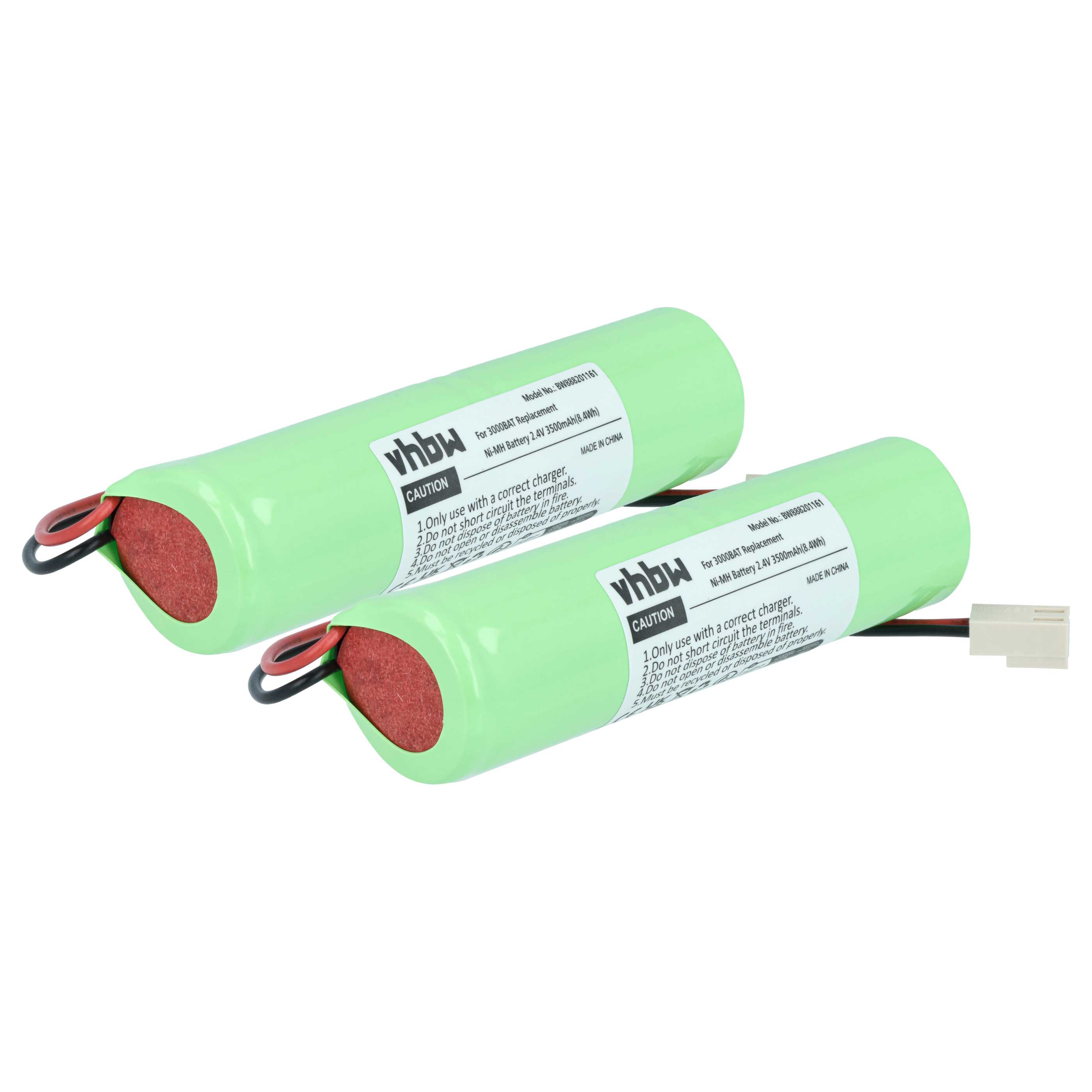 Batterie (2 pcs.) remplace NOVIPro 3000BAT, 880BAT outil de mesure Metland - 3500mAh 2,4V NiMH