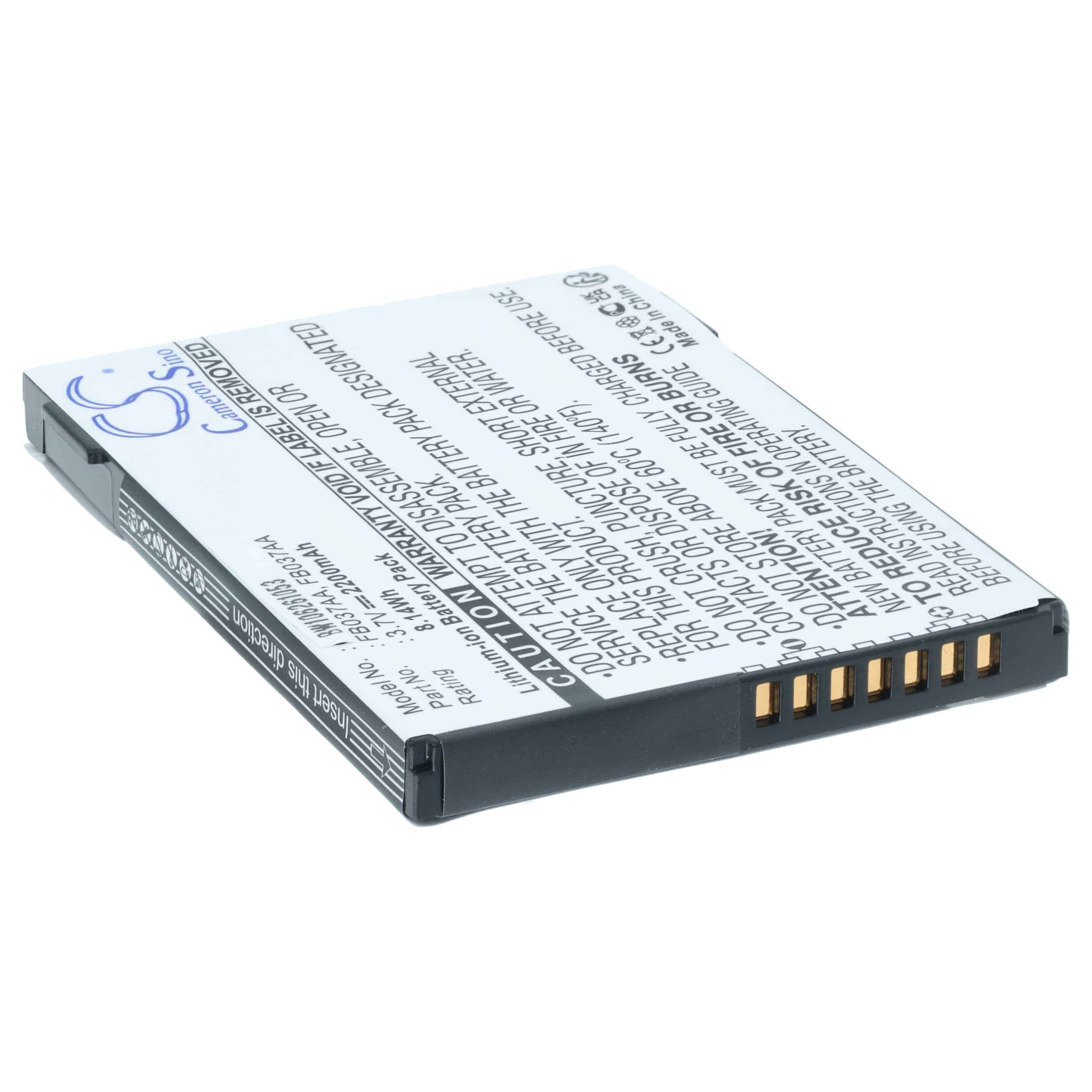 Akumulator do telefonu smartfona zamiennik HP / IPAQ 459723-001, 451405-001 - 2200 mAh 3,7 V Li-Ion