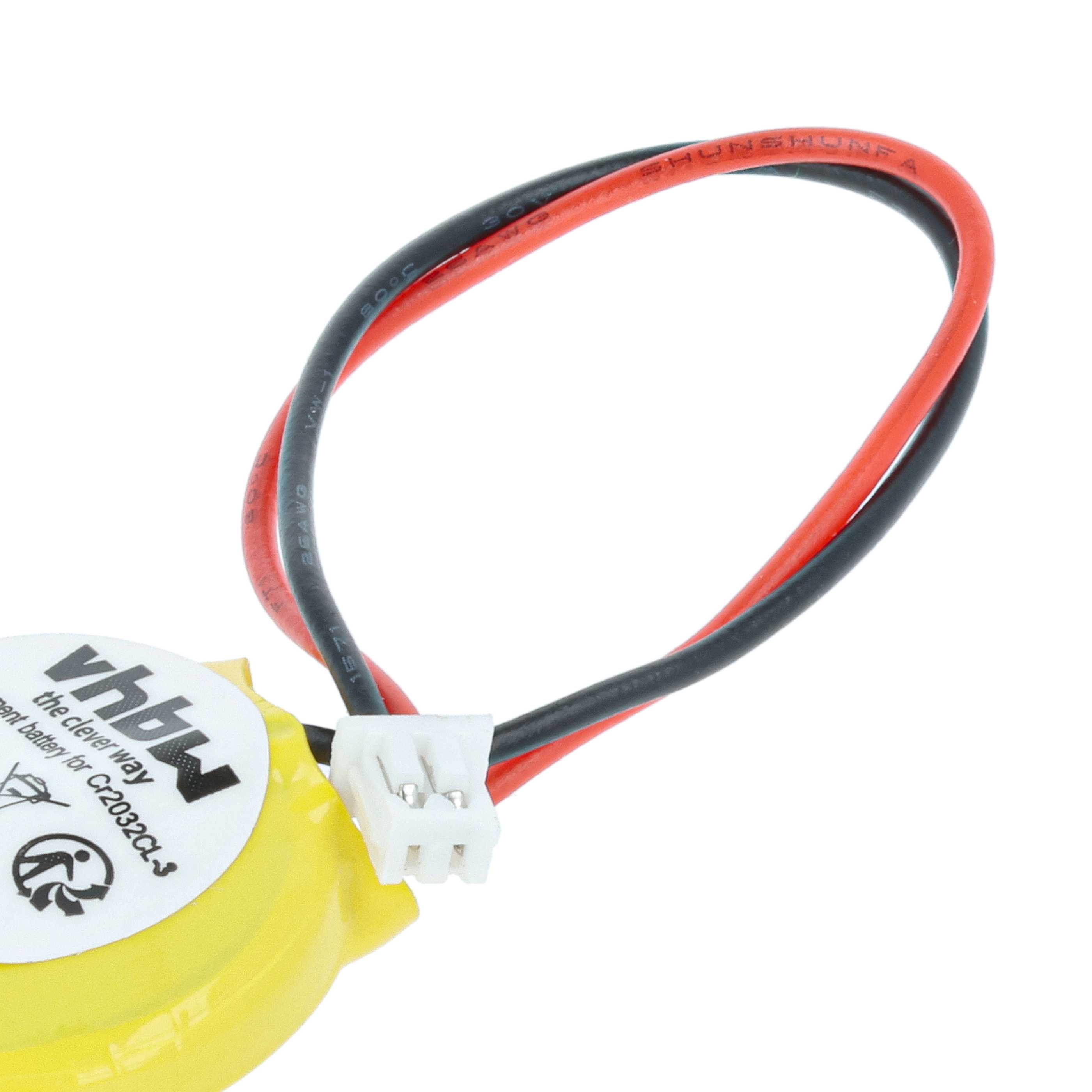Bios-Batterie als Ersatz für Dell 3E158, 3R459, G4221, 0G4221 - 200mAh 3V Li-Ion