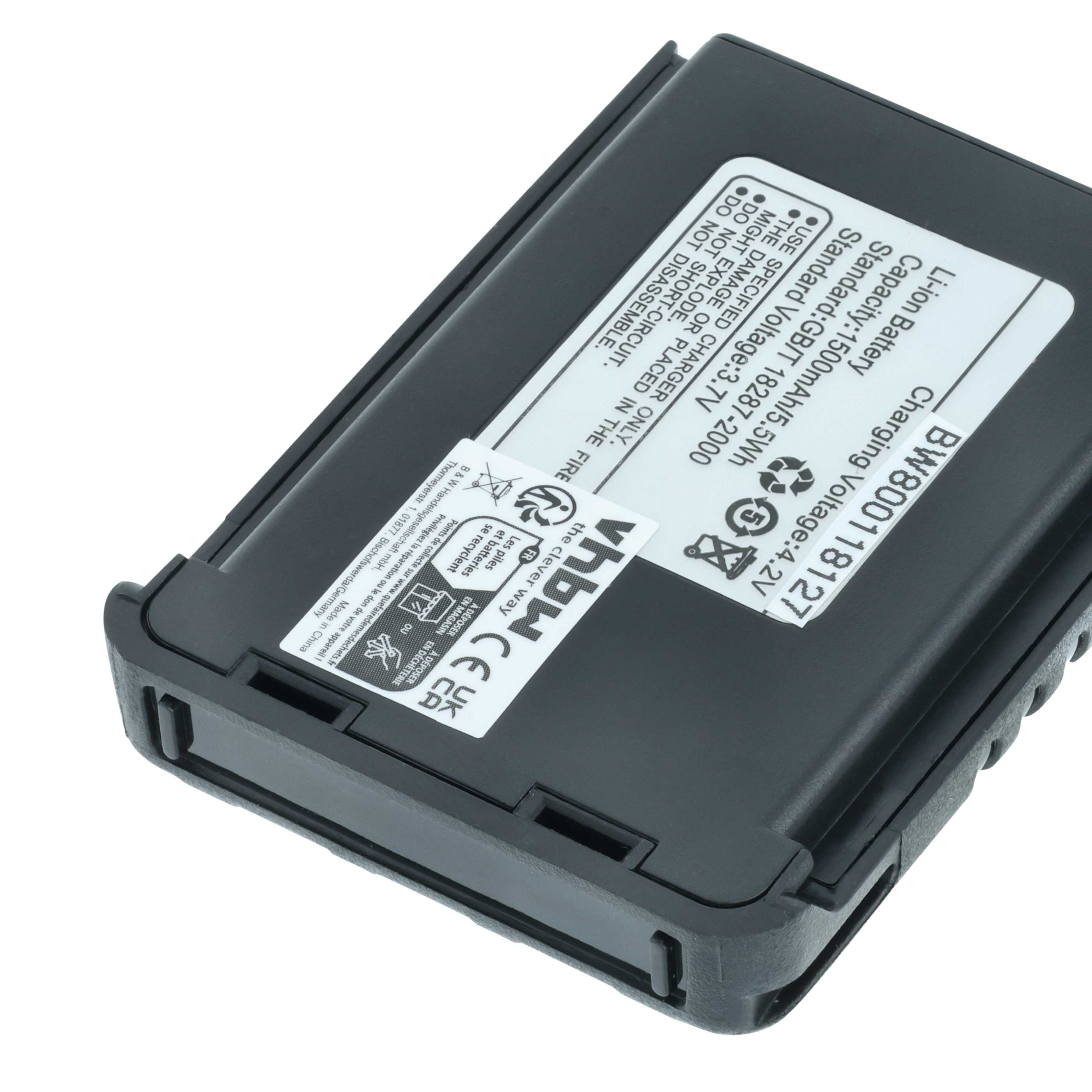 Radio 2x Battery replaces Baofeng BL-3L - 1500 mAh 3.7 V Li-Ion