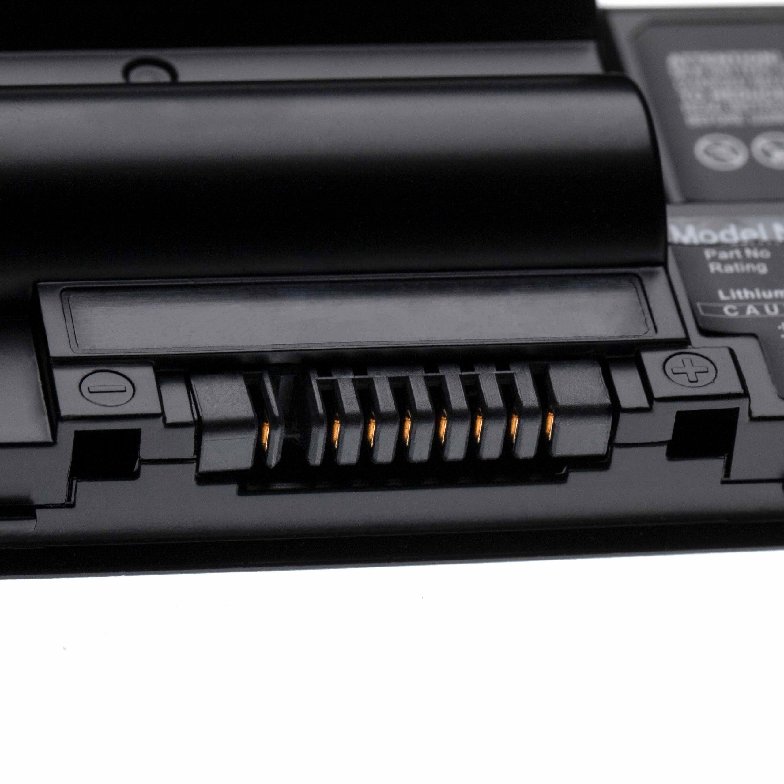 Notebook Battery Replacement for Fujitsu FMVNBP222, FPCBP373 - 6600mAh 10.8V Li-Ion, black